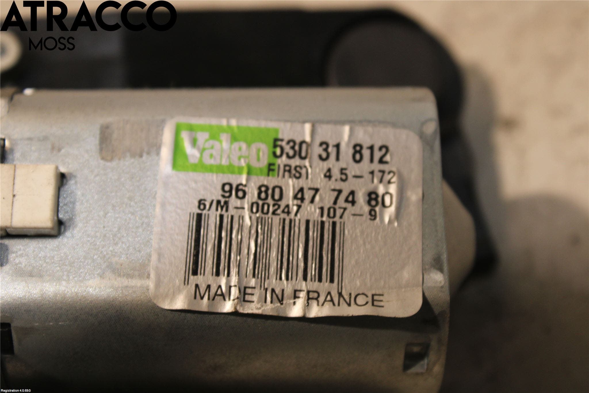 Peugeot 3008 09-16 Viskermotor Bakluke