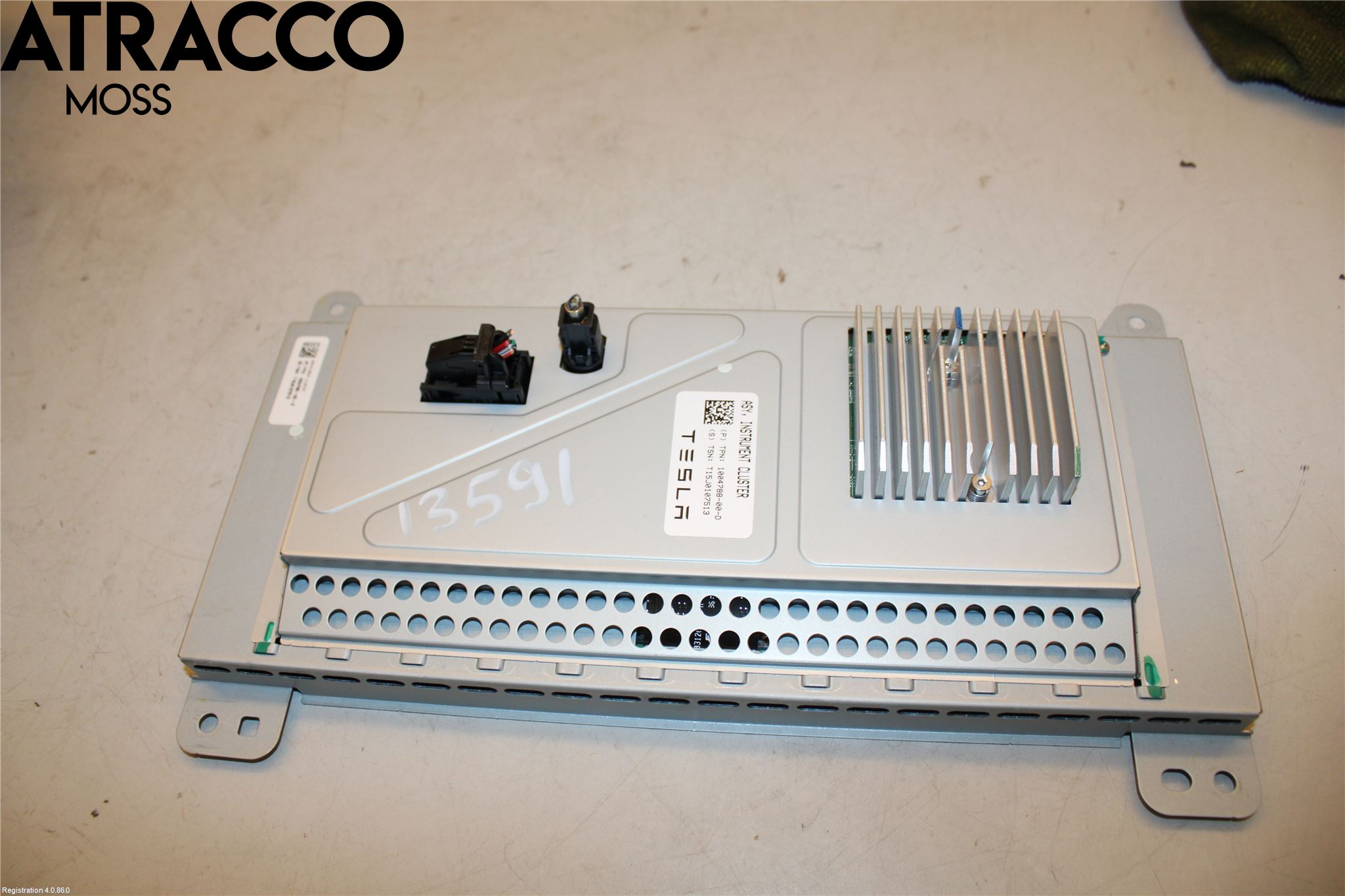 Tesla MODEL S 13- Instr Kombinert