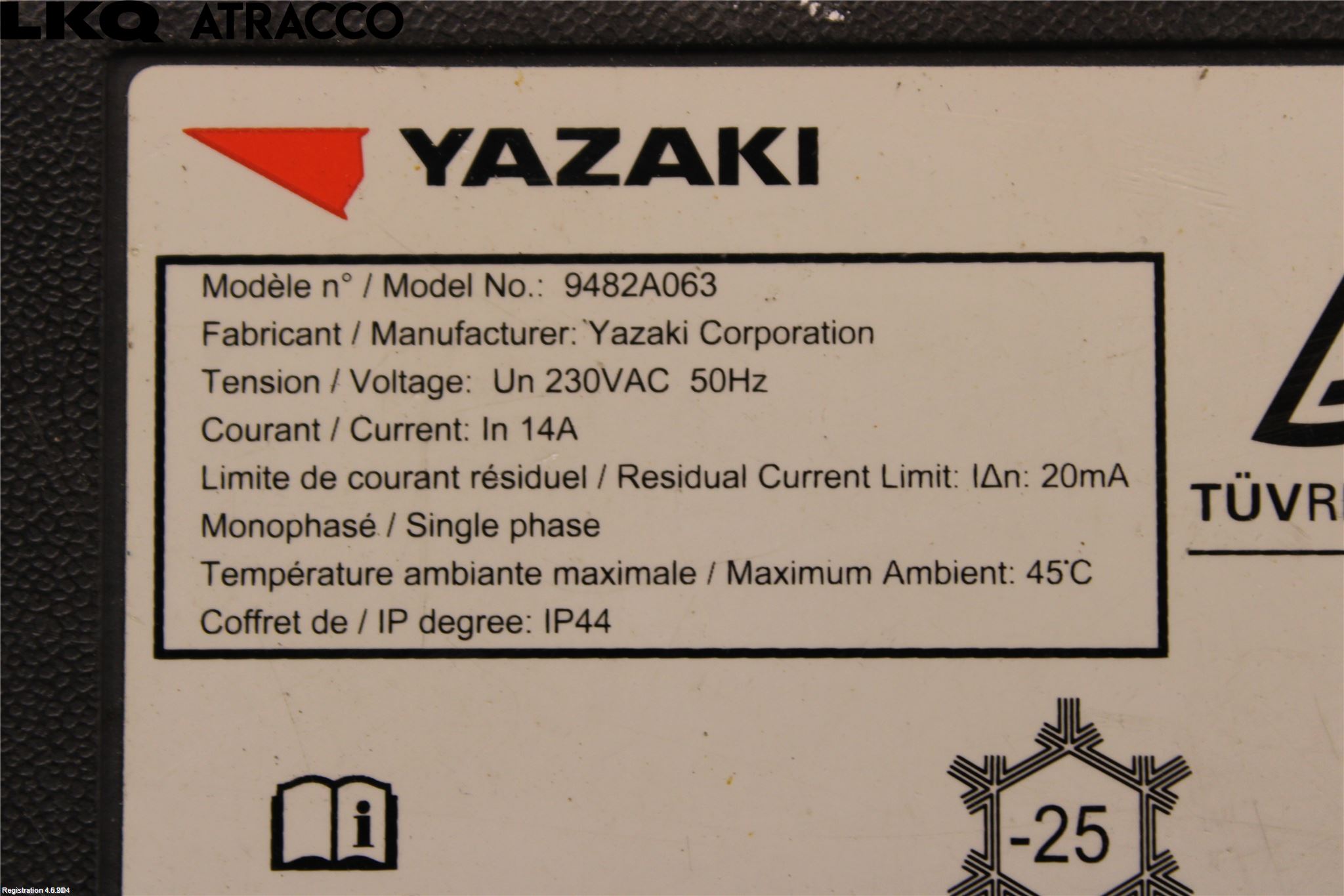 Nissan LEAF 11-17 Laddkabel Elbil