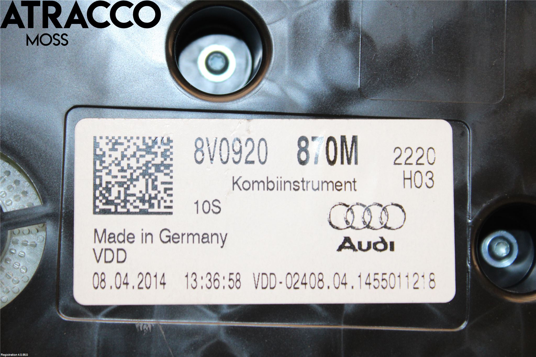 Audi A3/S3 05-13 Instr Kombinert