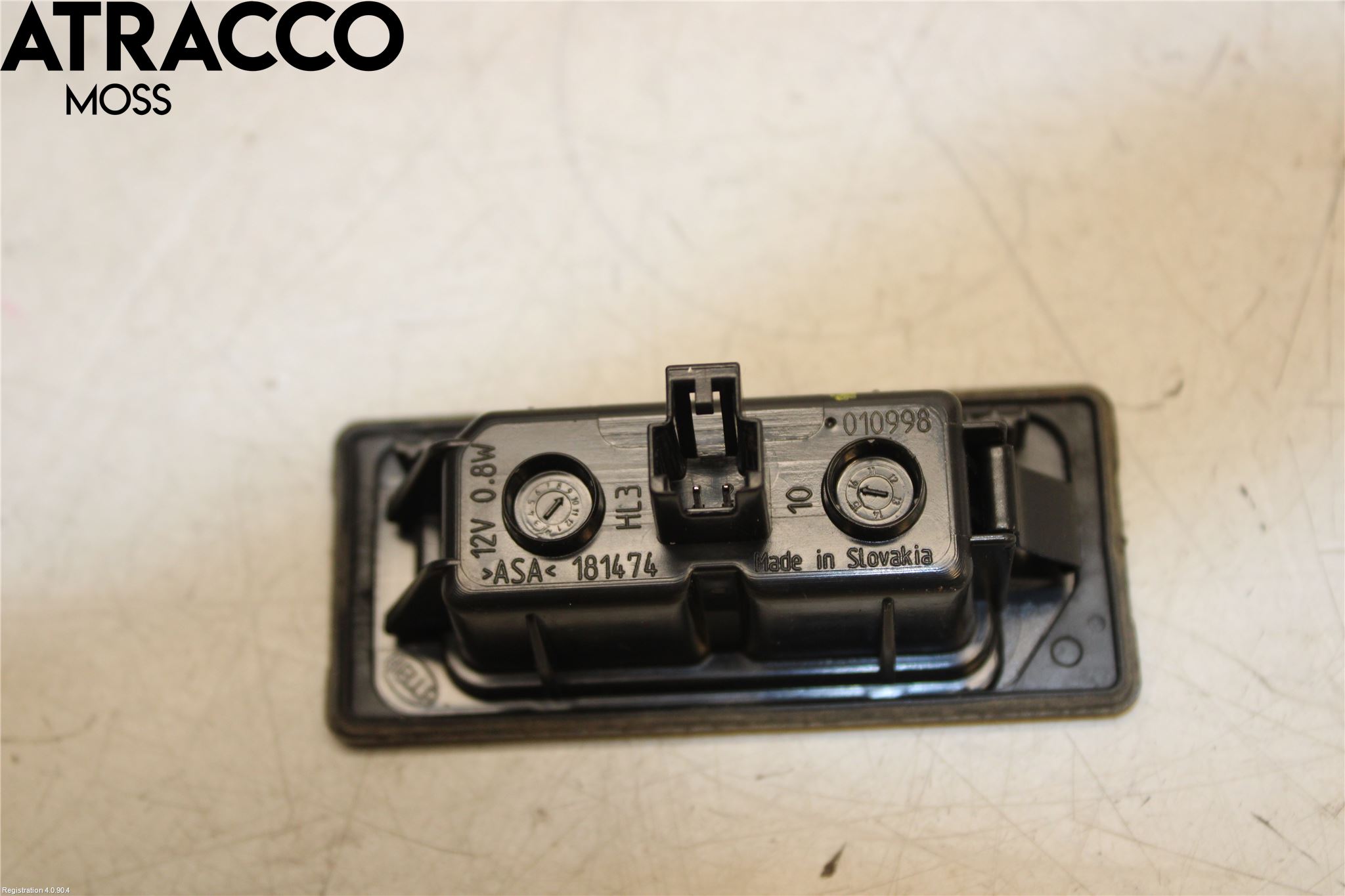 Audi A3/S3 8V 13-20 Skilt Belysning