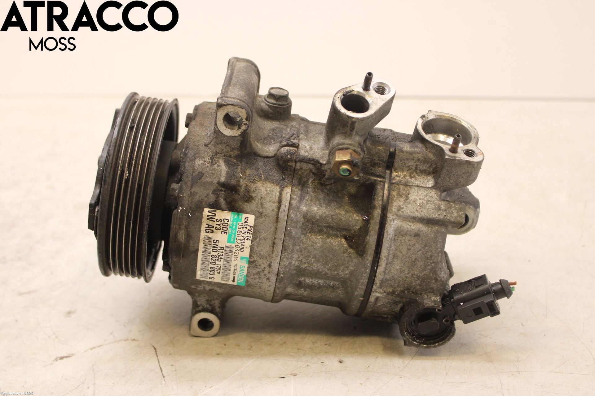 Volkswagen VW GOLF VI 09-13 Varme Ac Kompressor