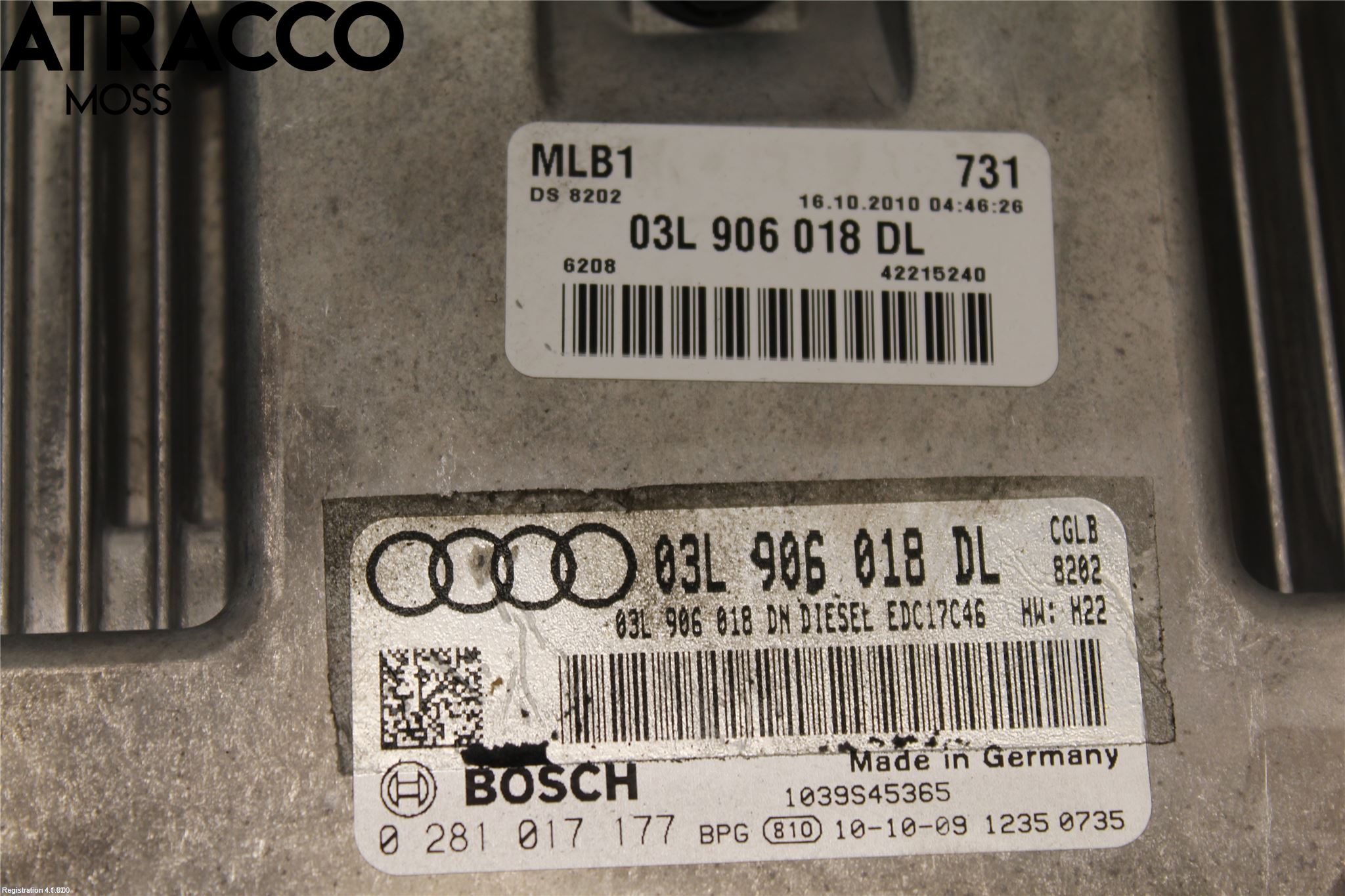 Audi Q5 09-16 Styreenhet Innsprøytning