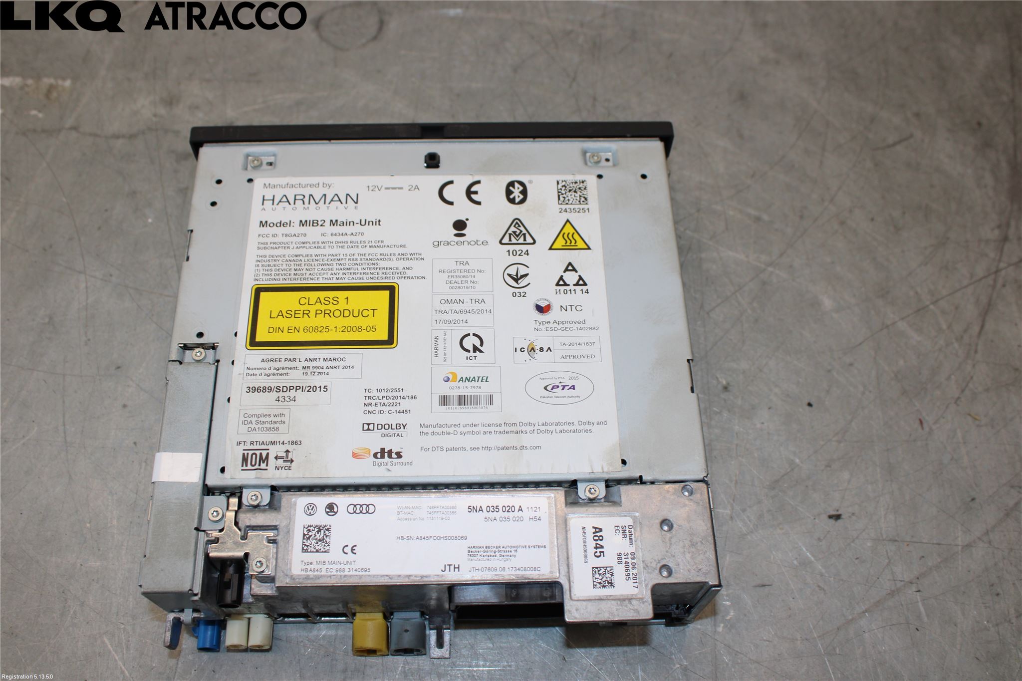 Volkswagen VW GOLF / E-GOLF VII 13-20 Stereo Radio