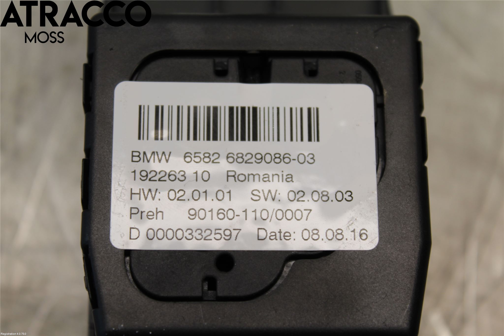 BMW i3 I01 13-22 Bryter Multifunksjon