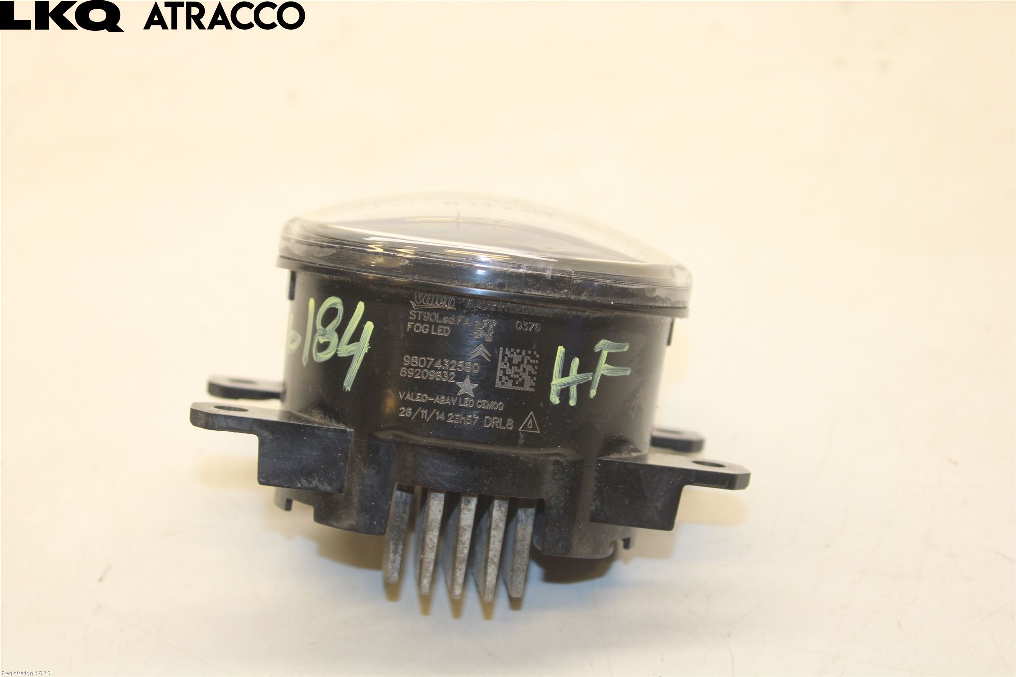 Peugeot 308 14-21 Frontlykt-Kurve-Tåkelys