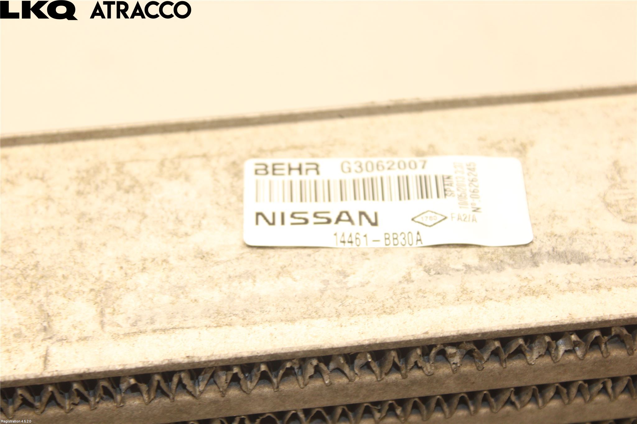 Nissan QASHQAI+2  10-14 Intercooler Radiator