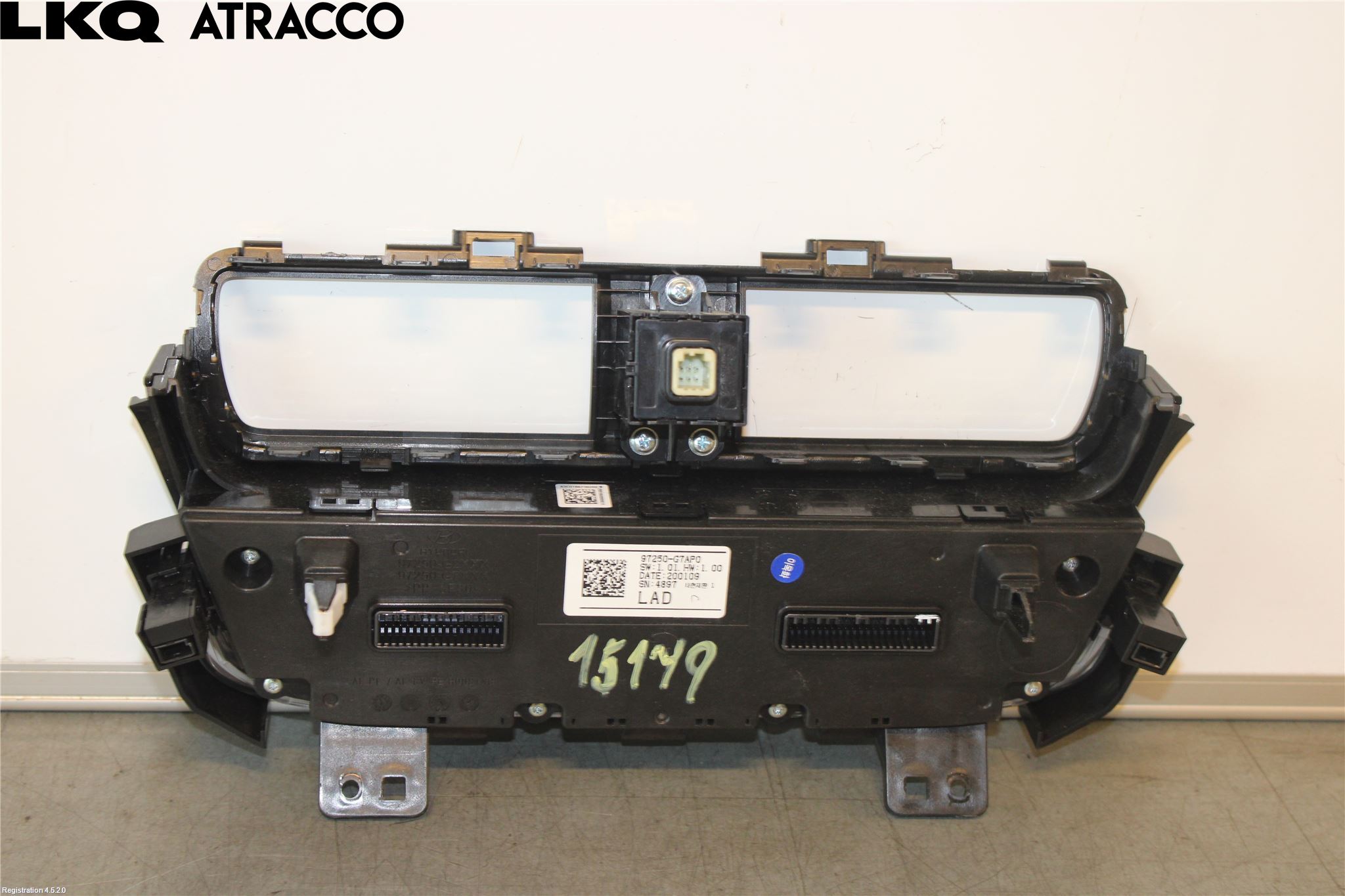 Hyundai IONIQ AE 17-22 Varme Ac Betjening-Display