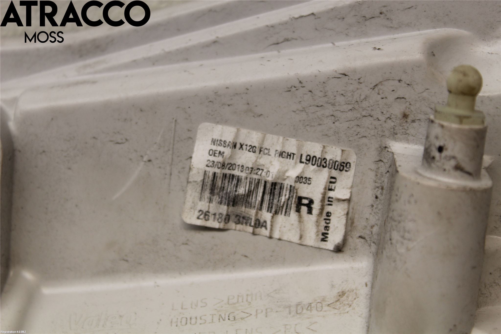 Nissan LEAF 11-17 Frontlykt Hus Høyre