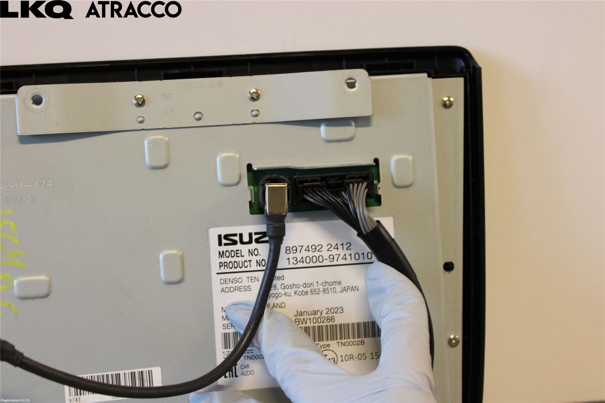 Isuzu D-MAX Multifunktionsdisplay