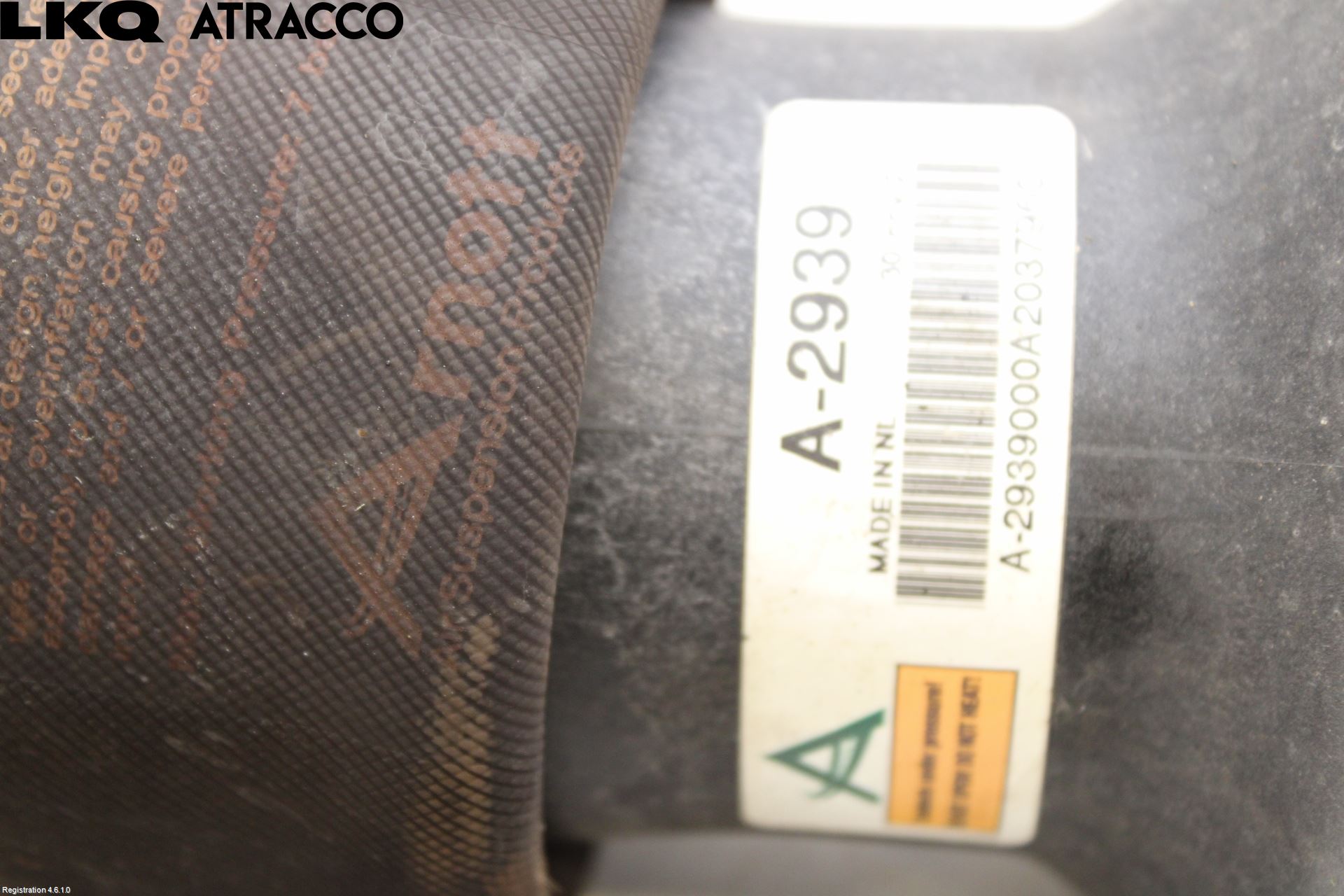 Citroen C4 GRAND PICASSO 07-13 Nivåreg Belg - Luftpute