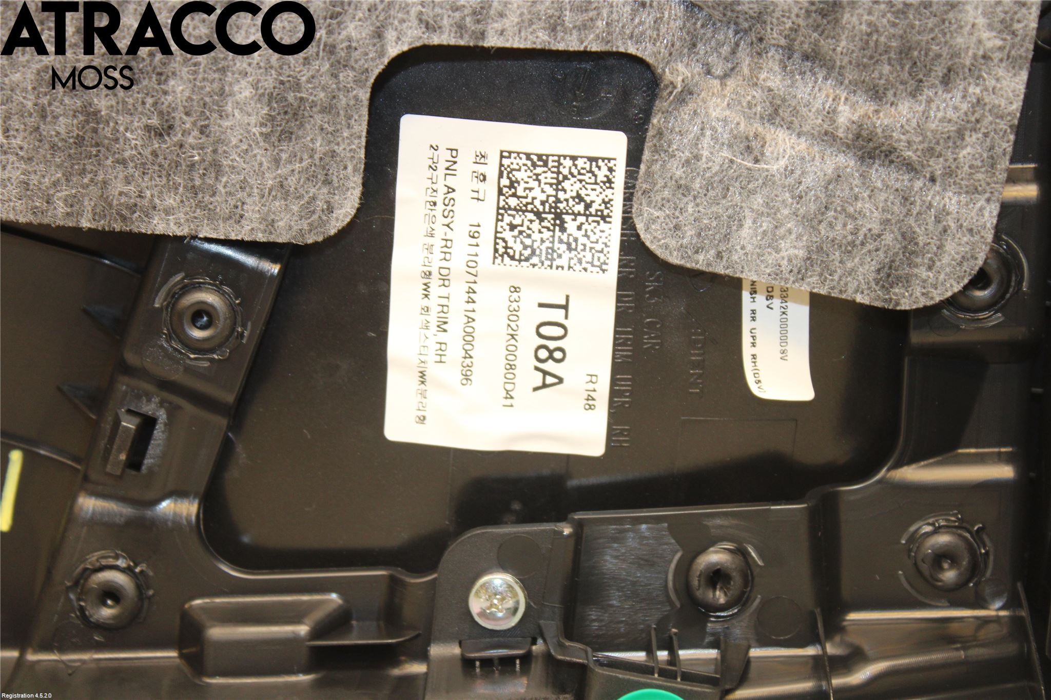 Kia SOUL 09- Innr Dørtrekk Høyre