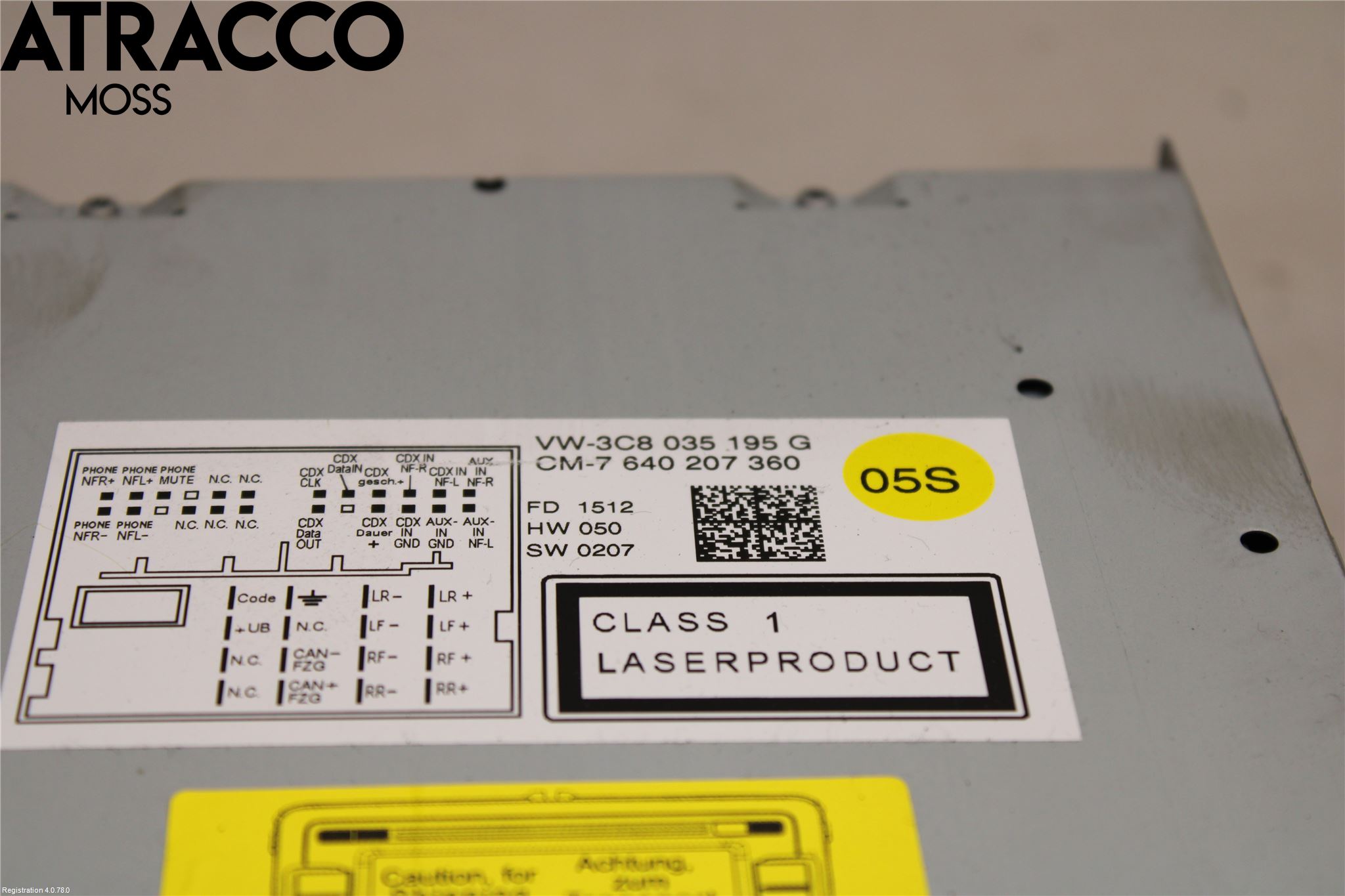 Volkswagen VW GOLF VI 09-13 Stereo Radio Med Cd