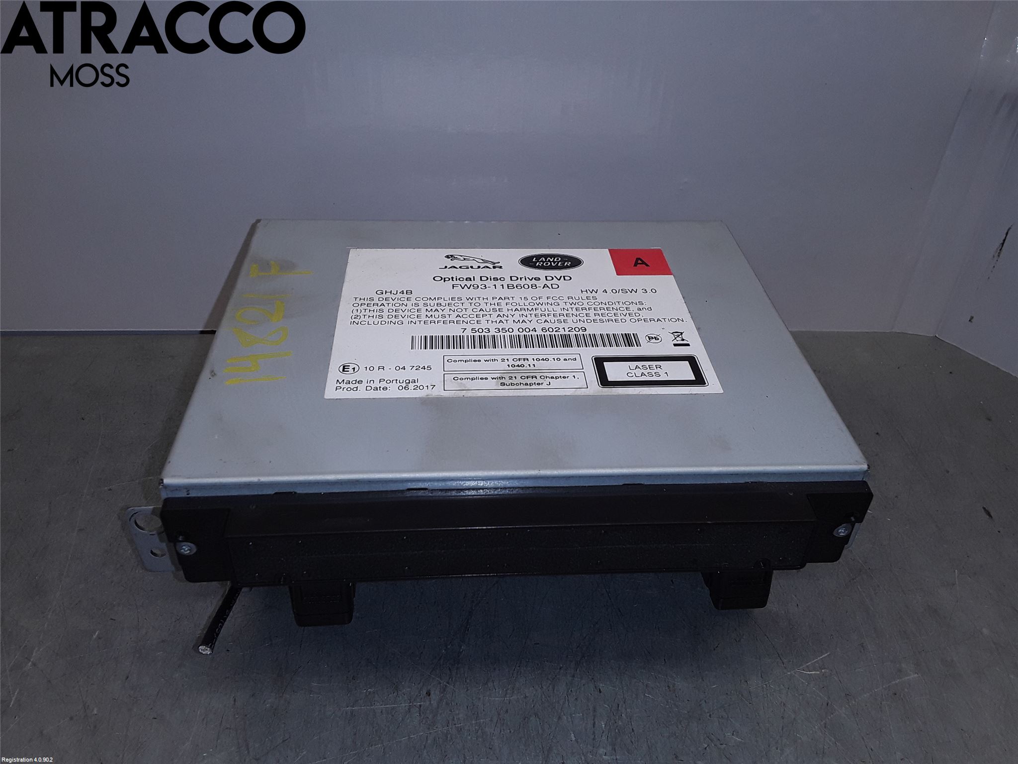 Jaguar F-PACE Stereo Dvd Spiller