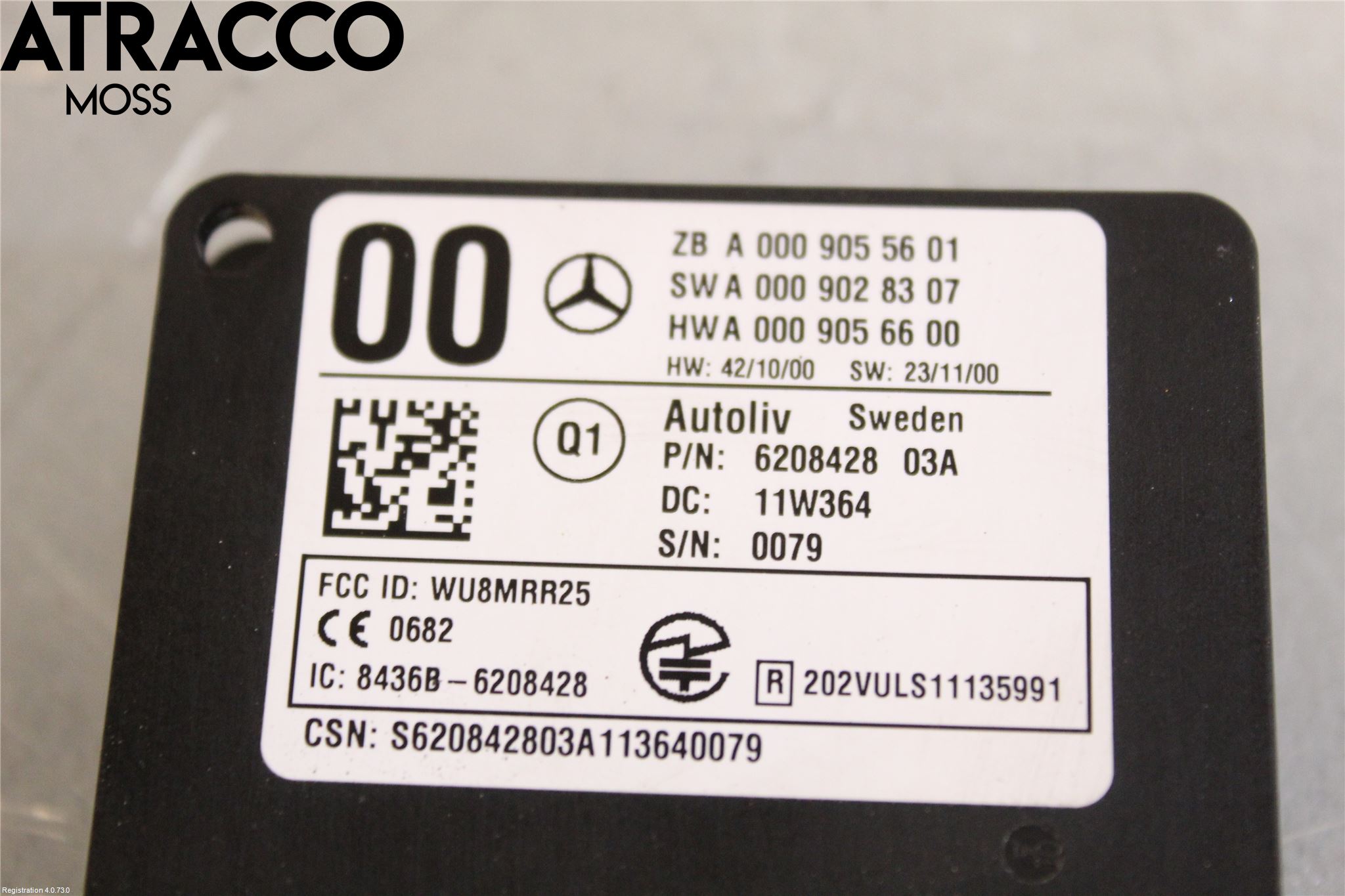 Mercedes-Benz MB B-KLASS (W246/W242) 12-19 Sensor Fartsbegrensning