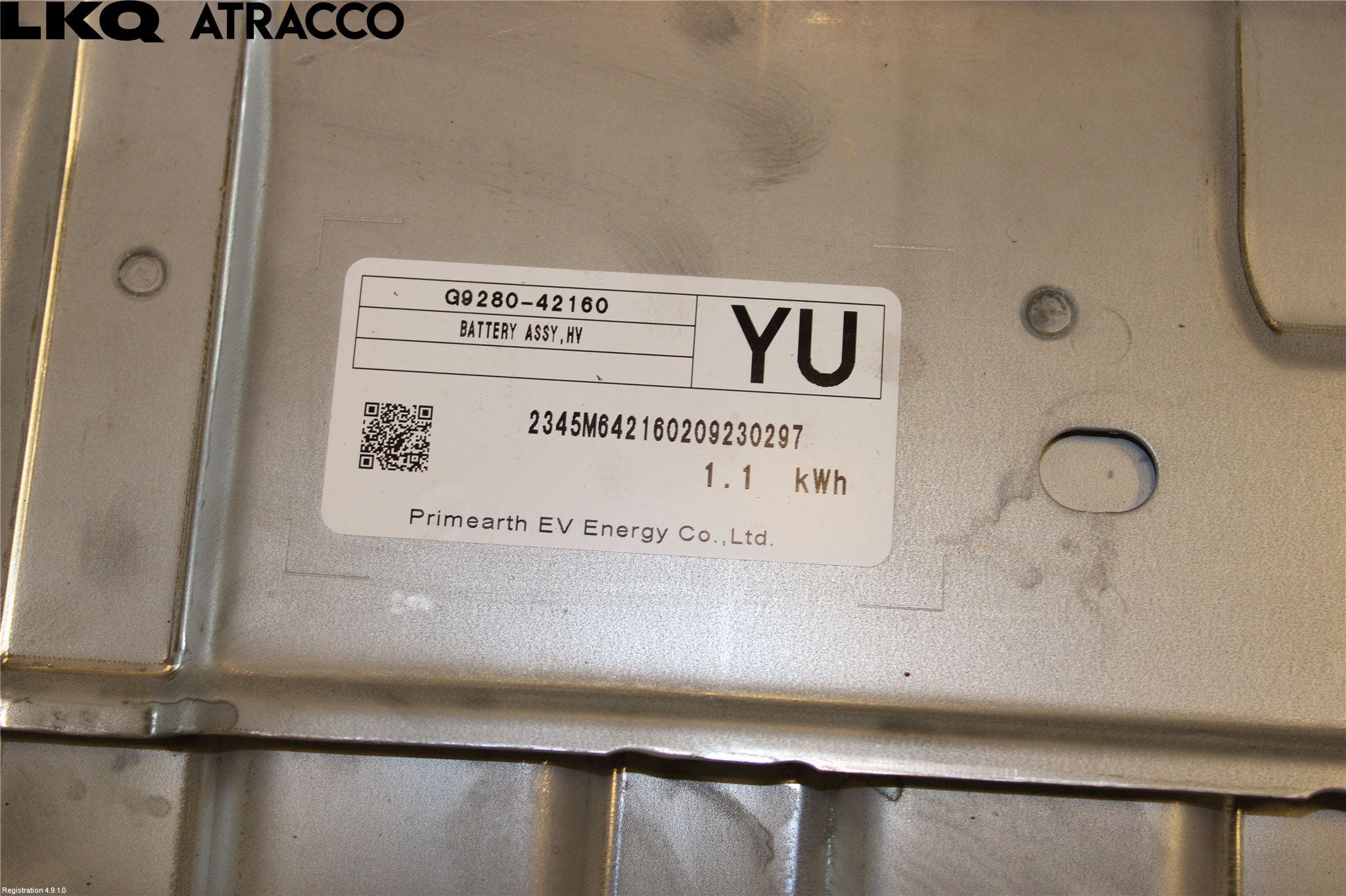 Toyota RAV4 19- Hybrid Batteri