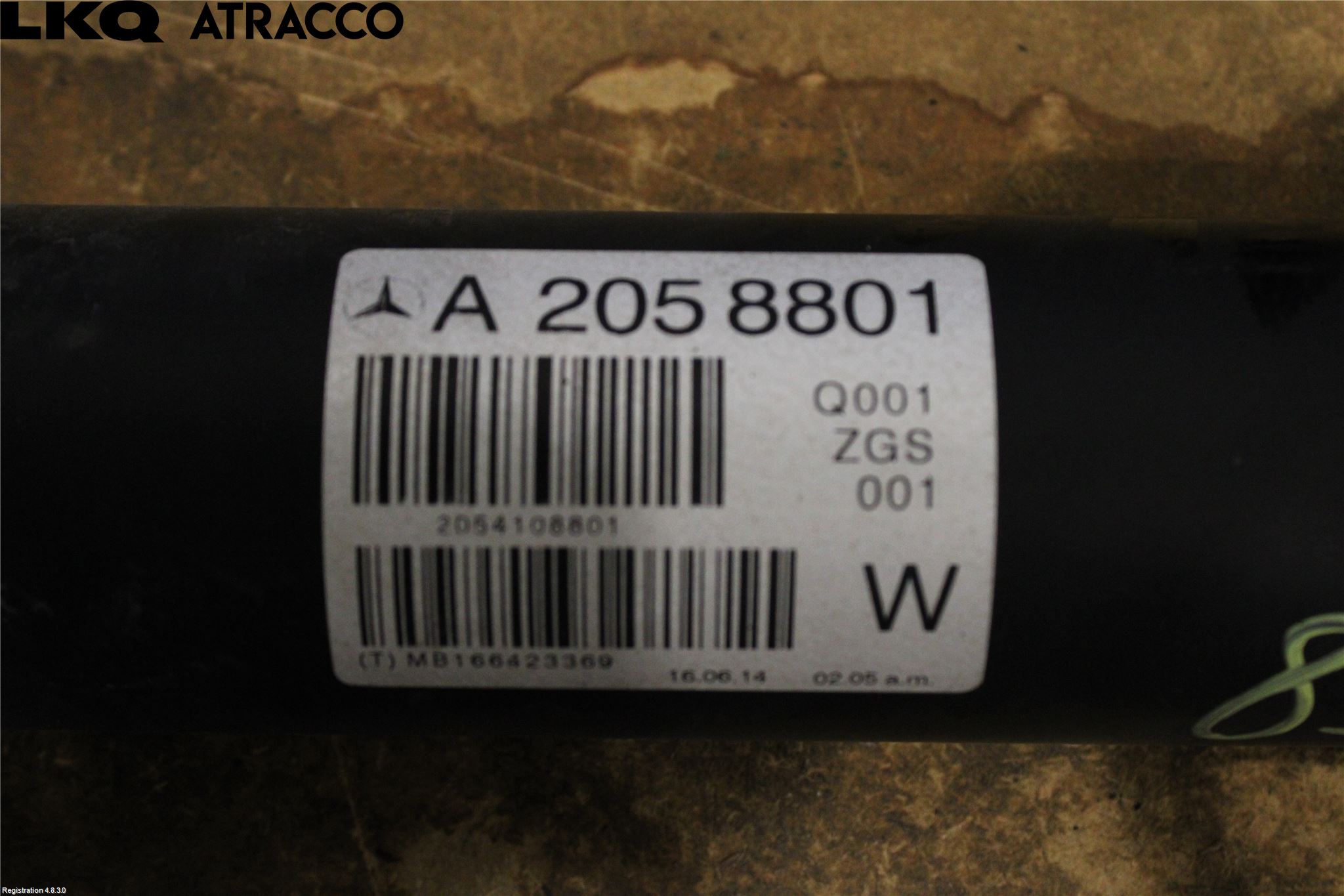 Mercedes-Benz MB C-KLASS (W205) 14-21 Mellomaksel Kompl