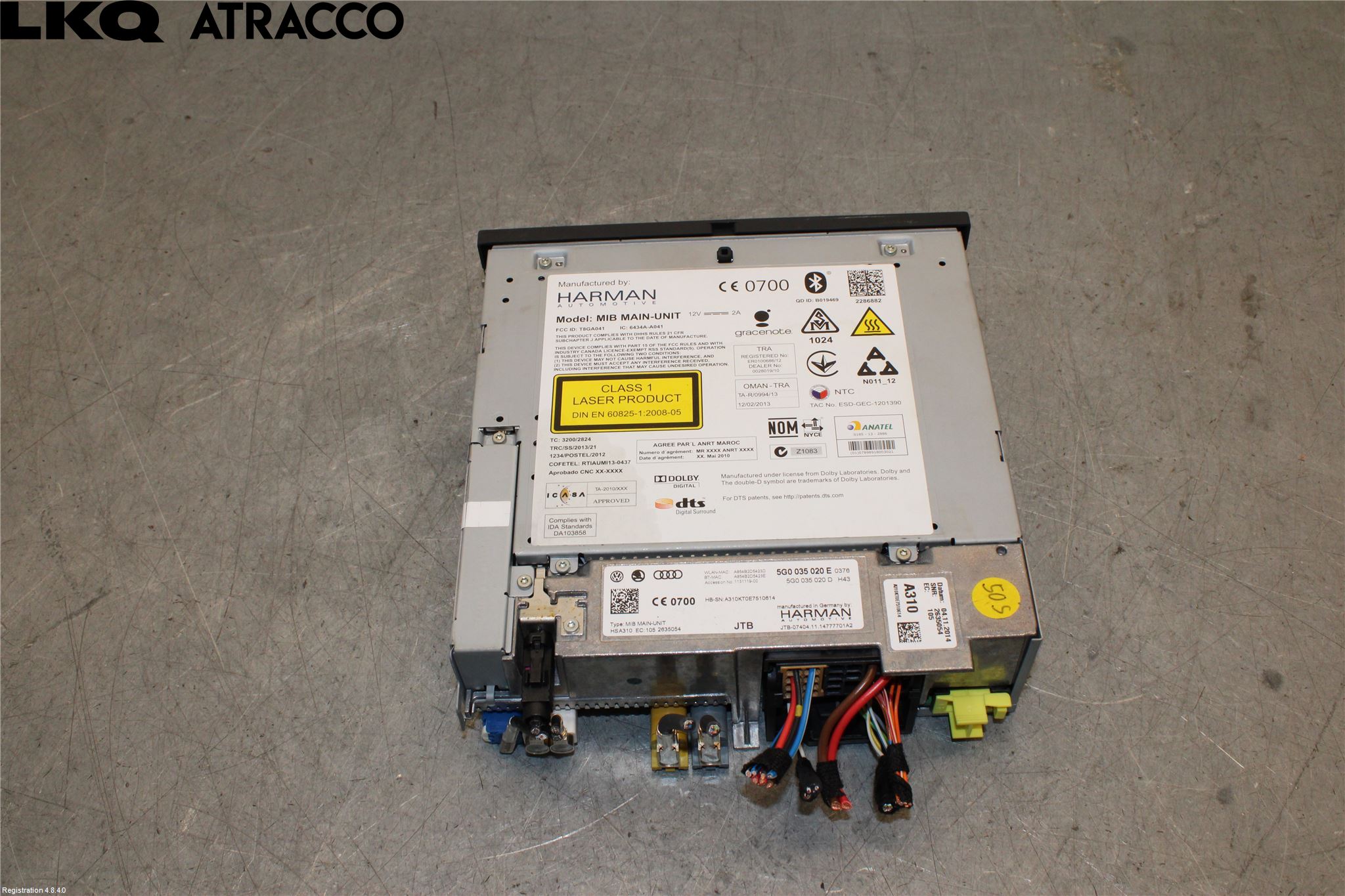 Volkswagen VW GOLF / E-GOLF VII 13-20 Stereo Cd Veksler