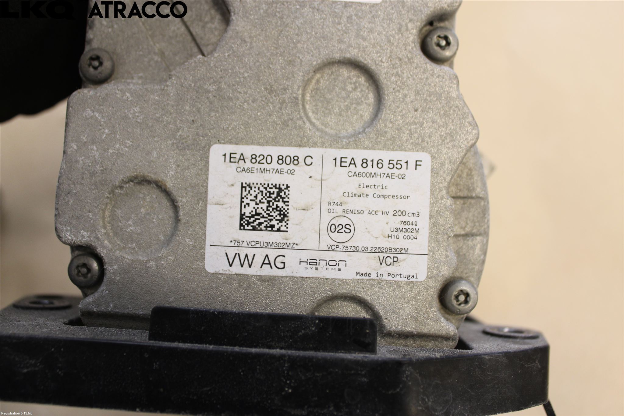 Volkswagen VW ID.4 21- Varme Ac Kompressor