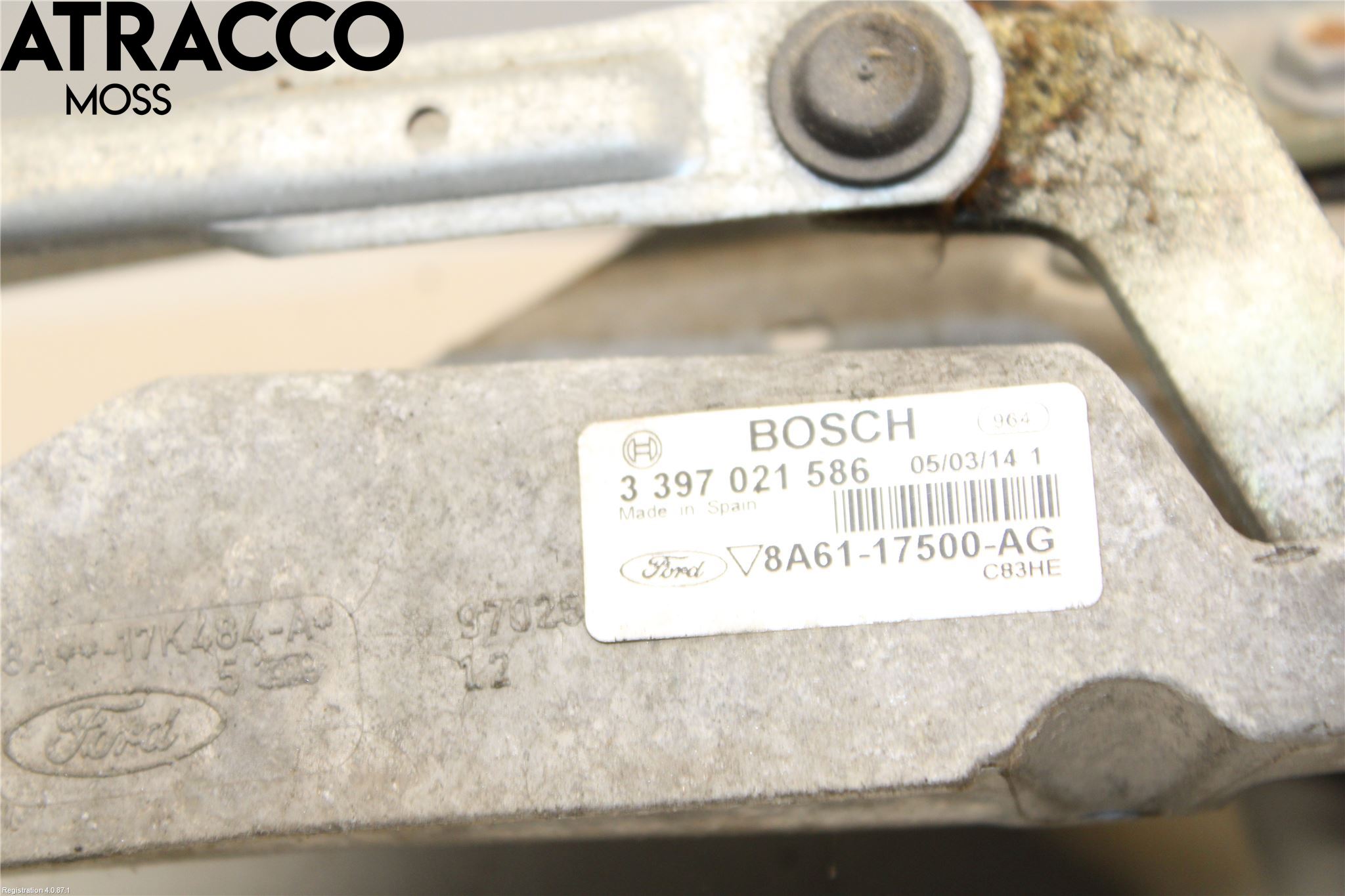 Ford FIESTA 13-17 Viskermotor Frontrute