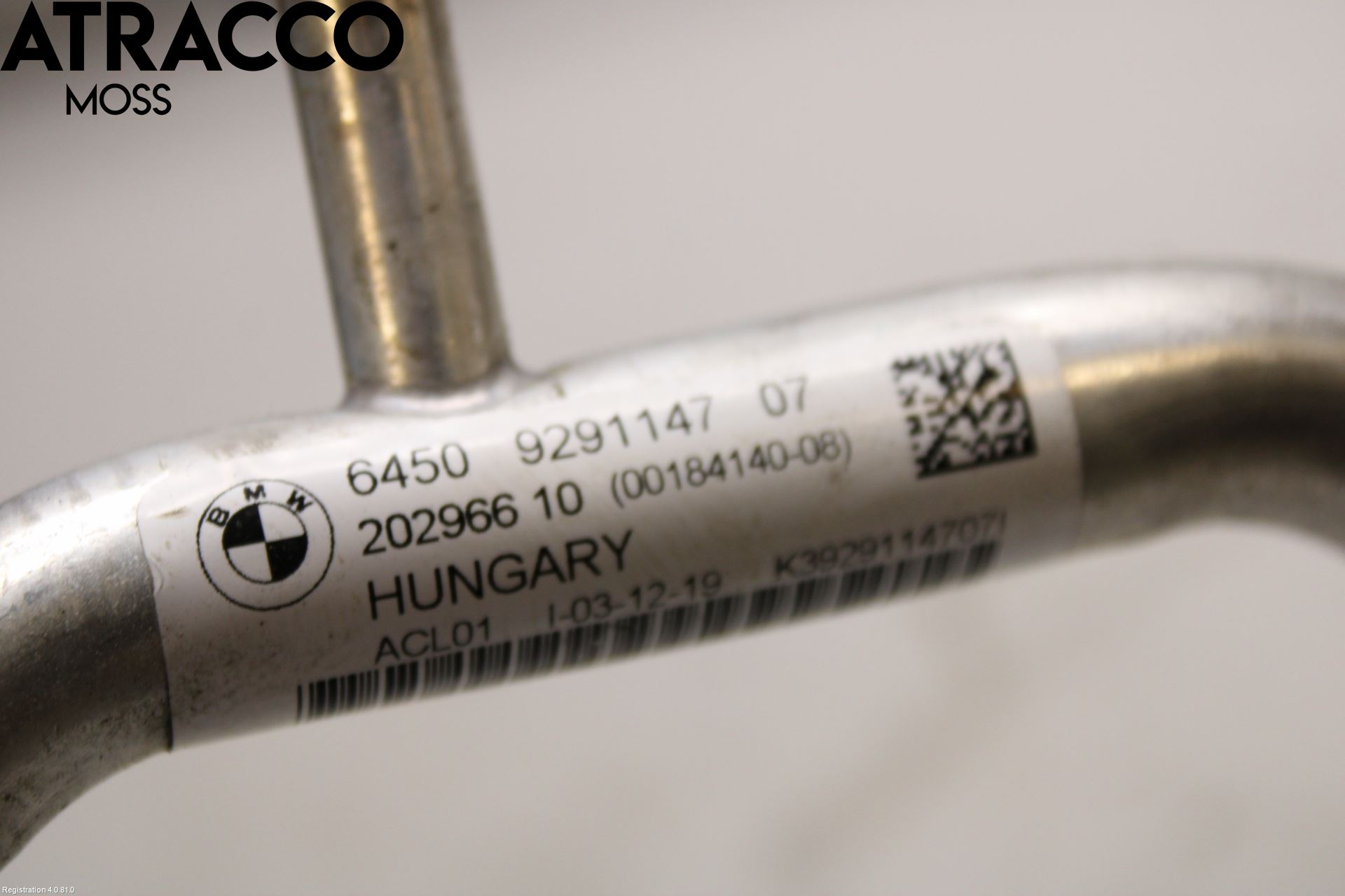 BMW i3 I01 13-22 Varme Ac Slange - Rør