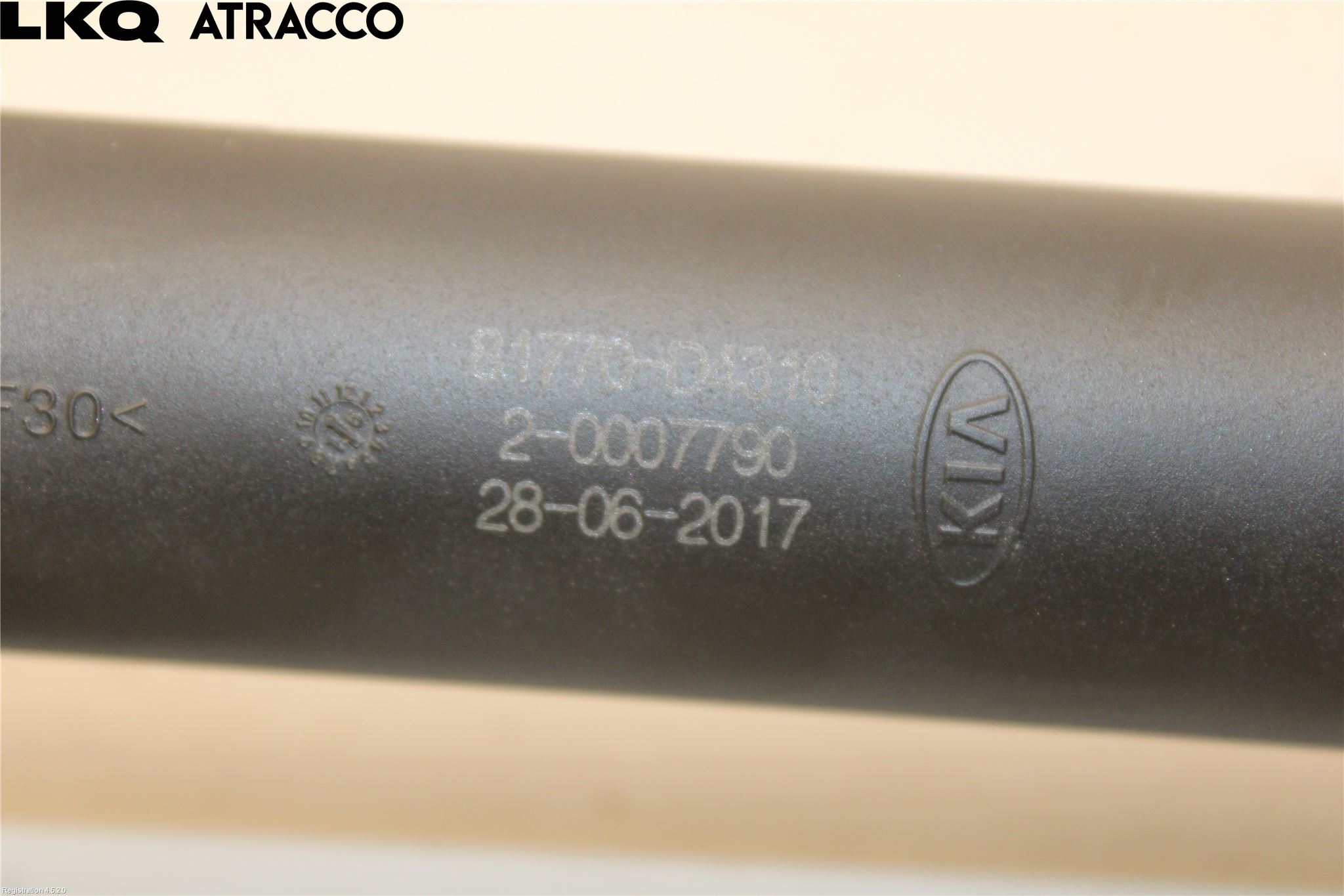 Kia OPTIMA 16-20 Bakluke Demper-Gassfjær