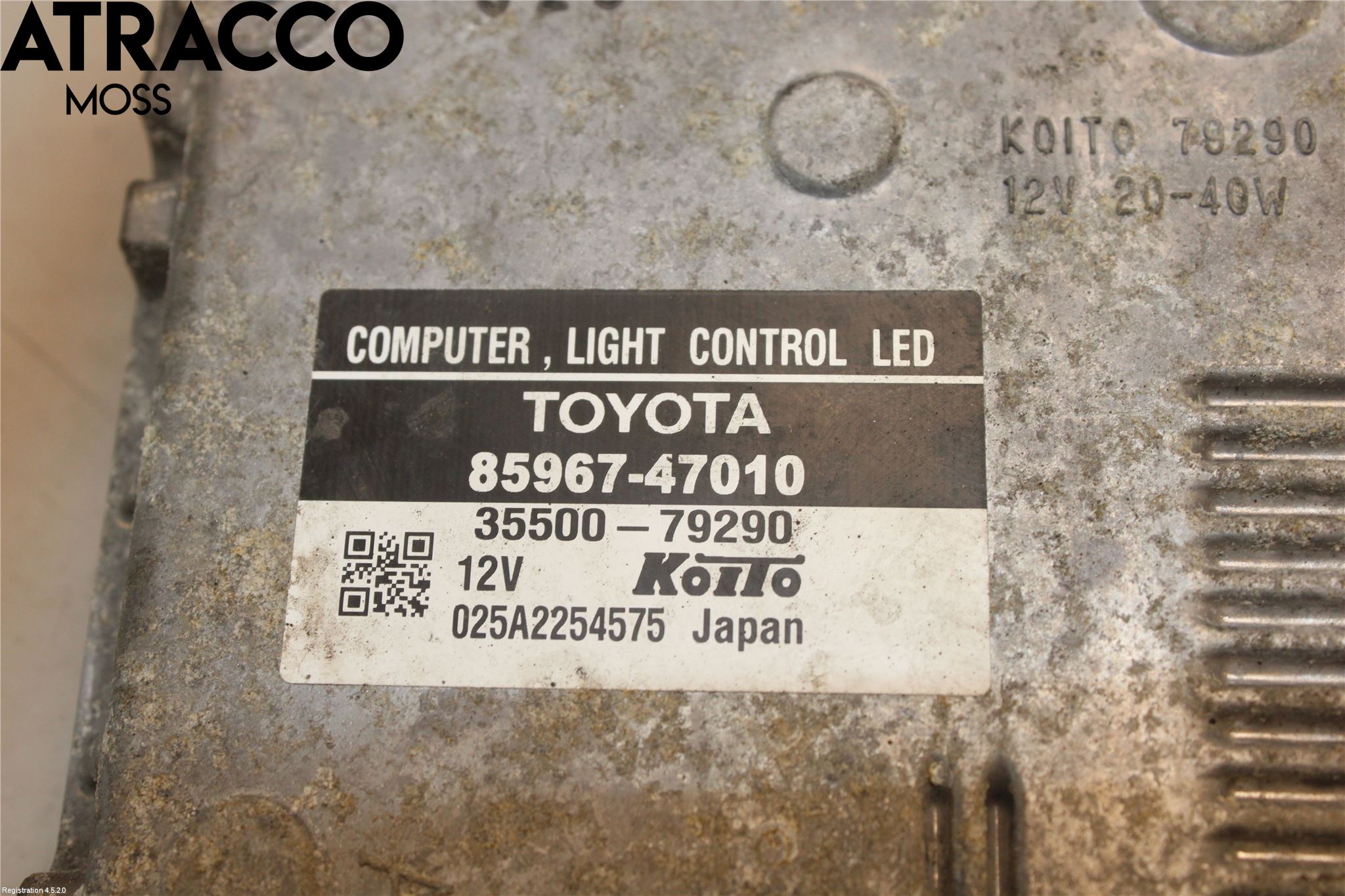 Toyota PRIUS ZVW30 09-20 Styreenhet Xenon