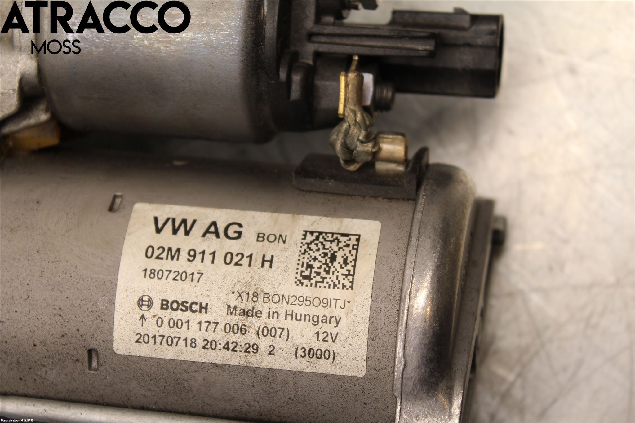 Volkswagen VW UP! / E-UP! Startmotor