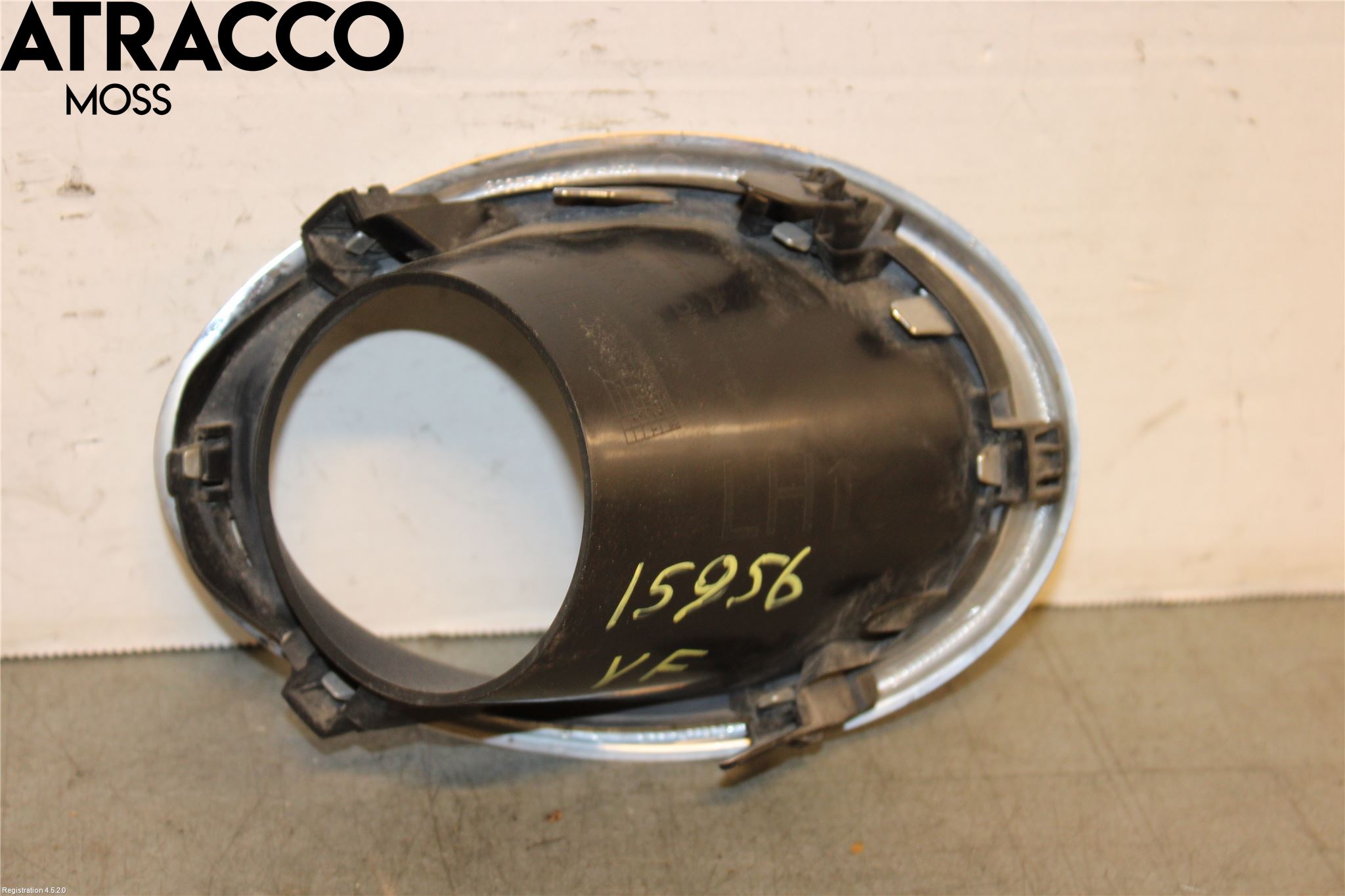 Nissan QASHQAI 14-17 Frontlykt Kurve-Tåkelys Ramme