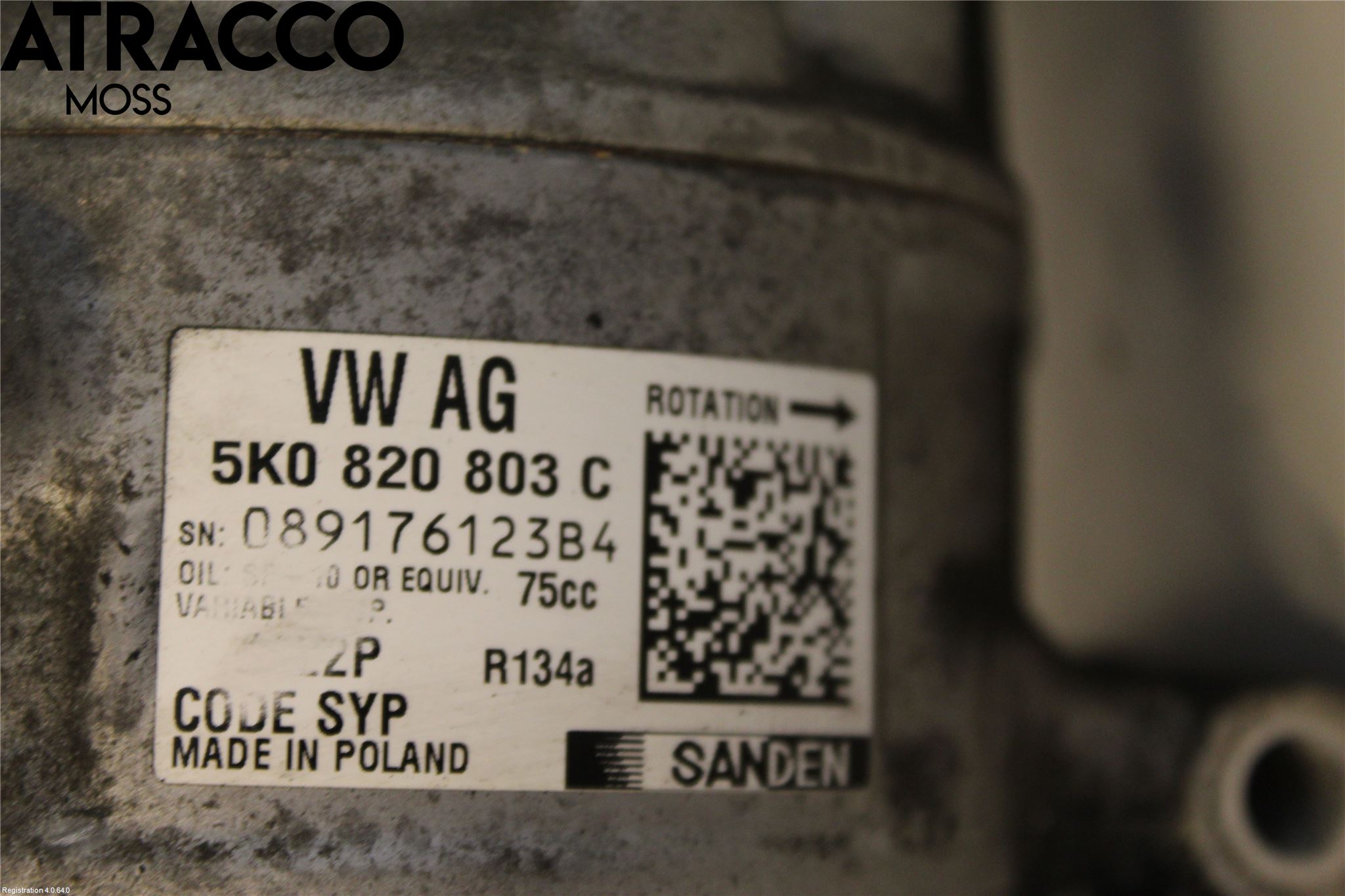 Skoda YETI Varme Ac Kompressor