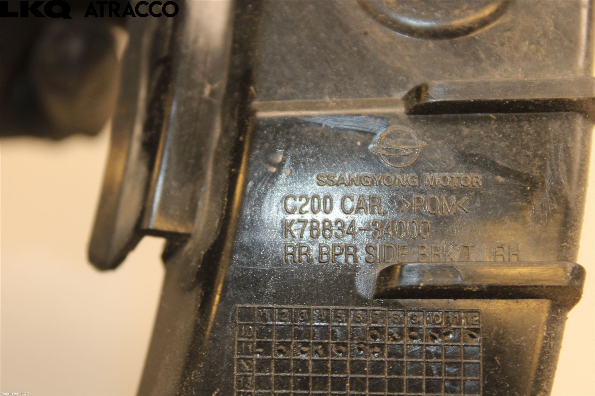 SsangYong SSANG YONG KORANDO Støtfanger Bak Feste