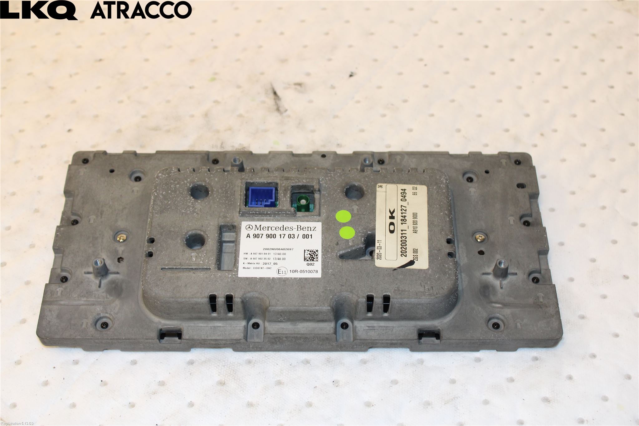 Mercedes-Benz MB SPRINTER (W907/W910) 19- Multifunktionsdisplay