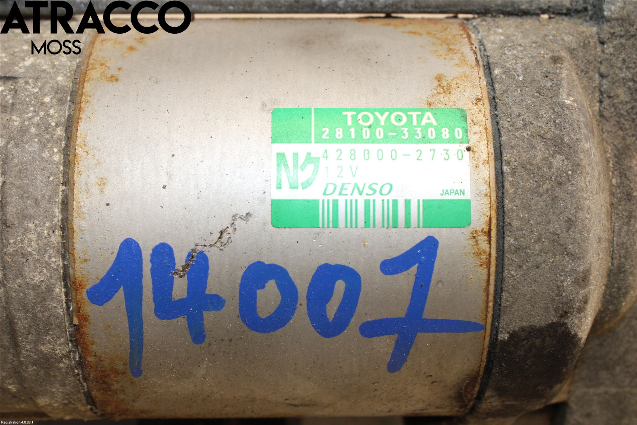 Toyota AURIS 10-12 Startmotor Diesel