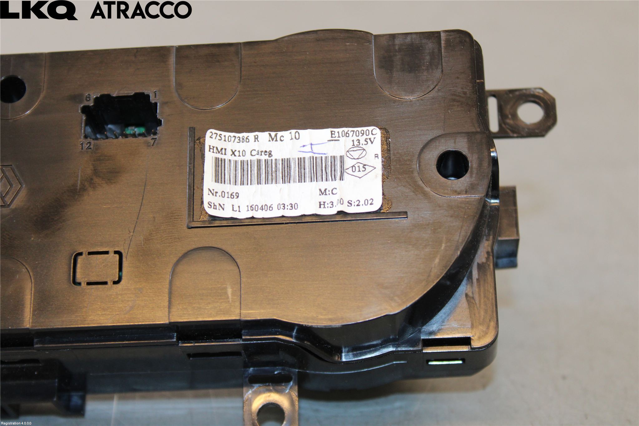 Renault ZOE/E-TECH 13- Varme Ac Betjening-Display