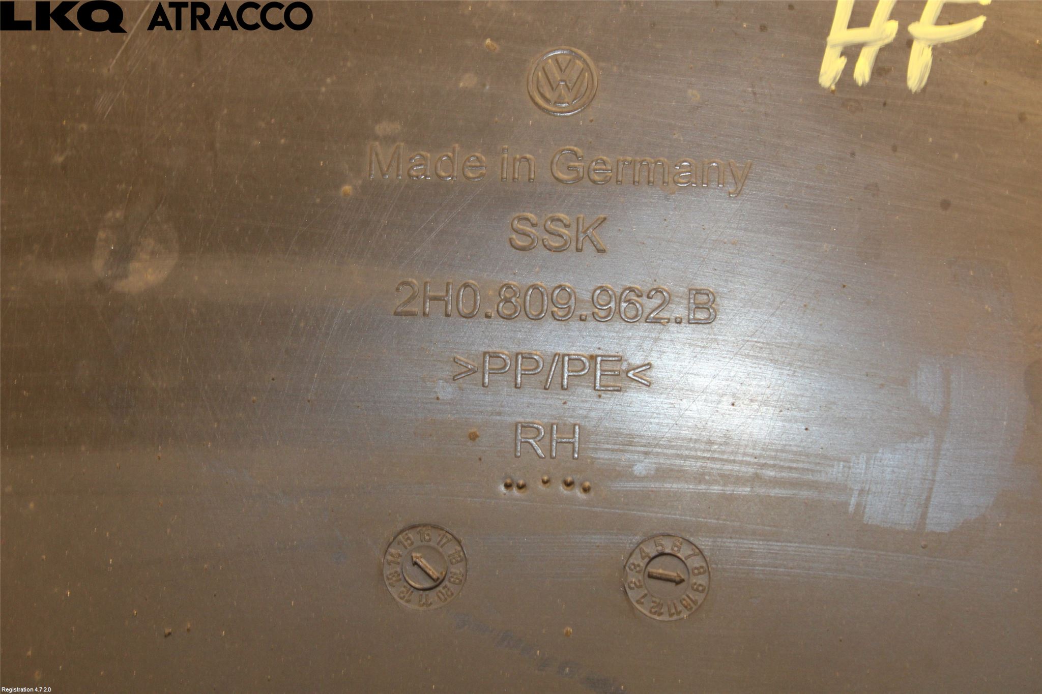 Volkswagen VW AMAROK 2H 10-22 Skjerm Indre