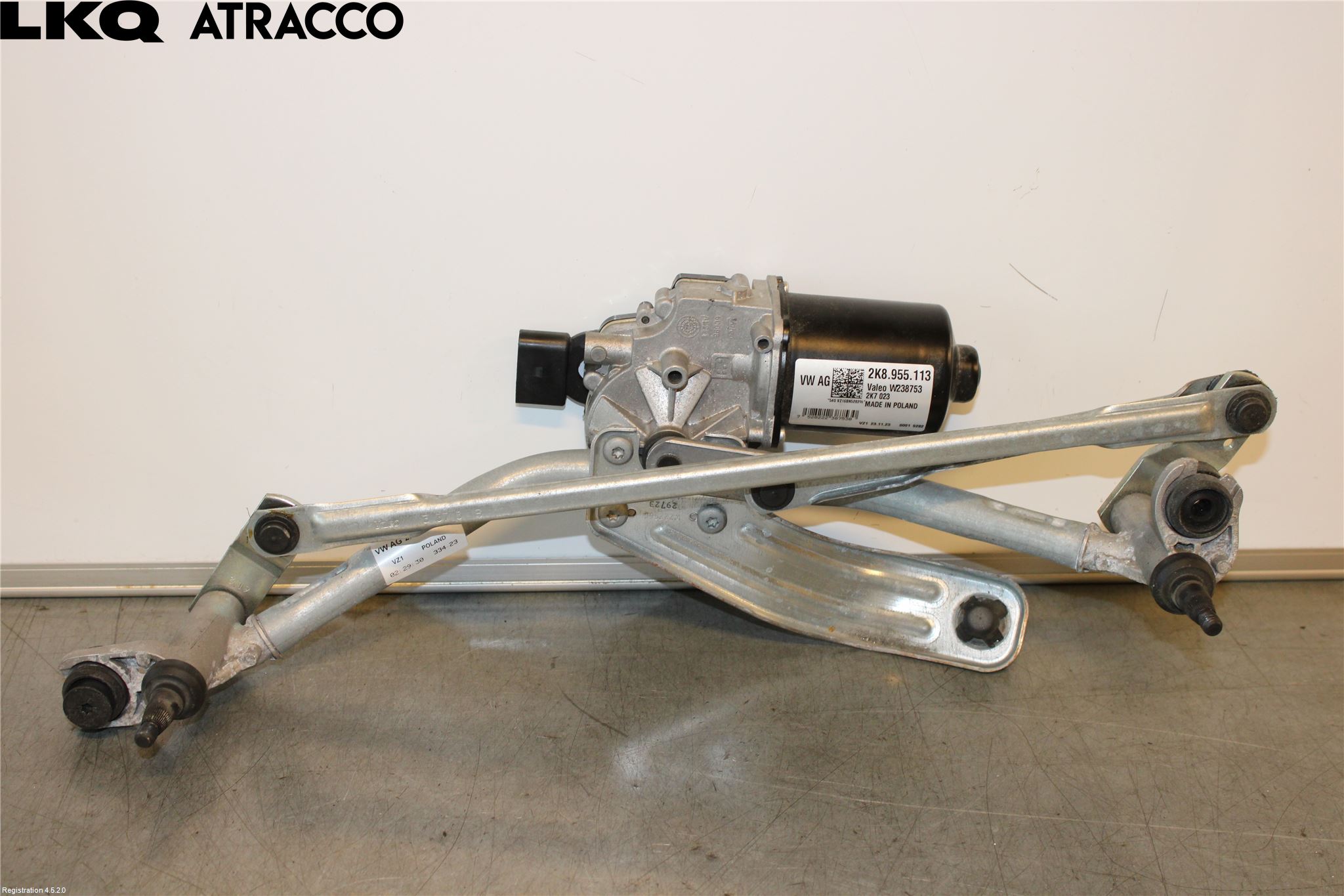 Volkswagen VW CADDY 21- Viskermotor Frontrute