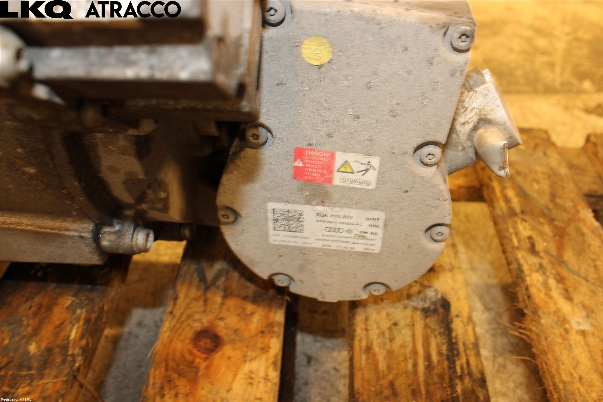 Volkswagen VW UP! / E-UP! Motor Elektrisk Fram