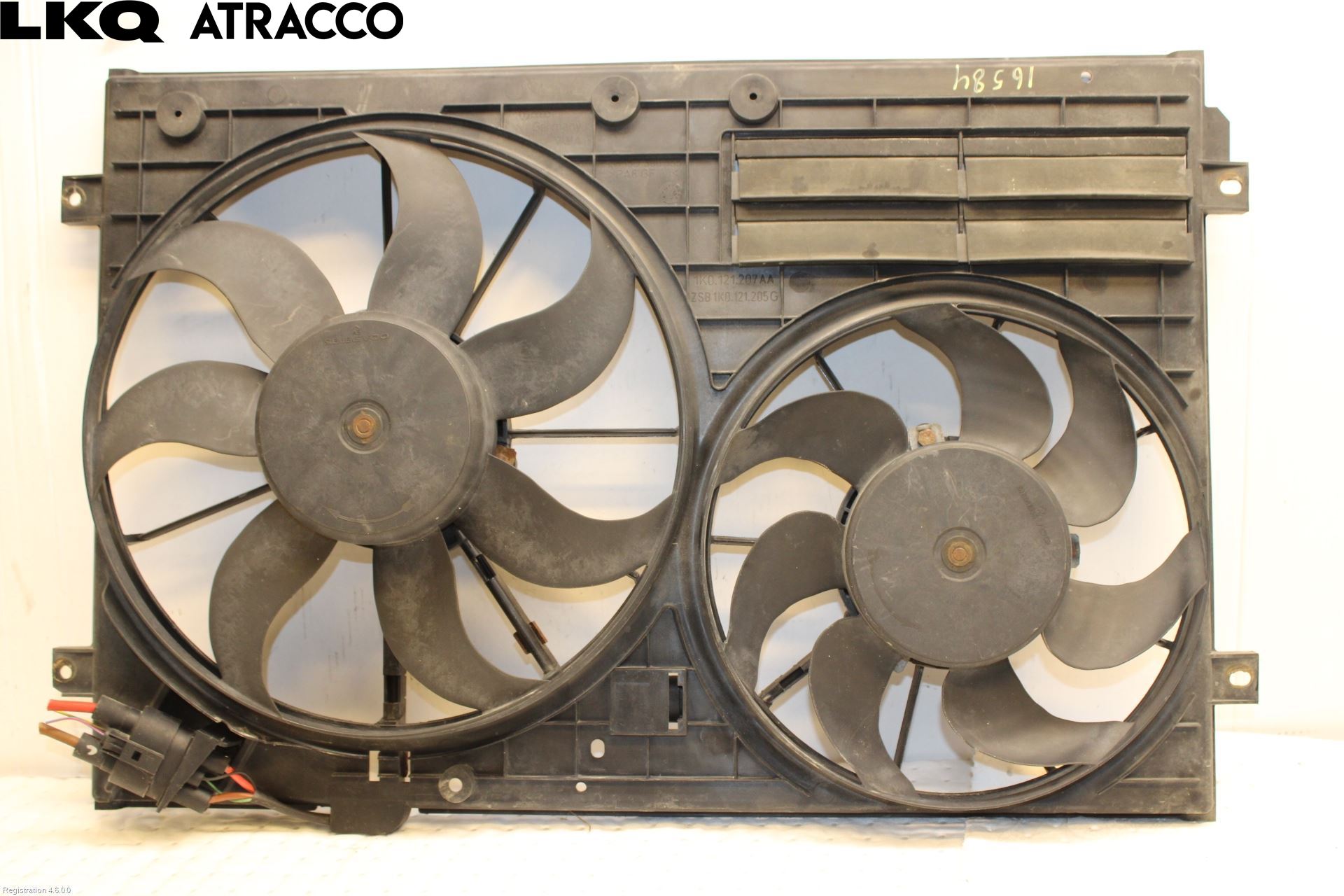 Volkswagen VW TOURAN 03-10 Kjølevifte Elektrisk