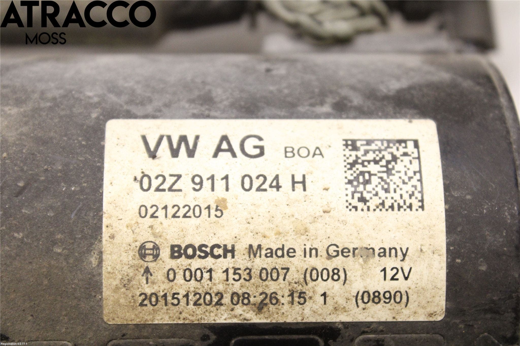 Volkswagen VW CADDY 16-20 Startmotor