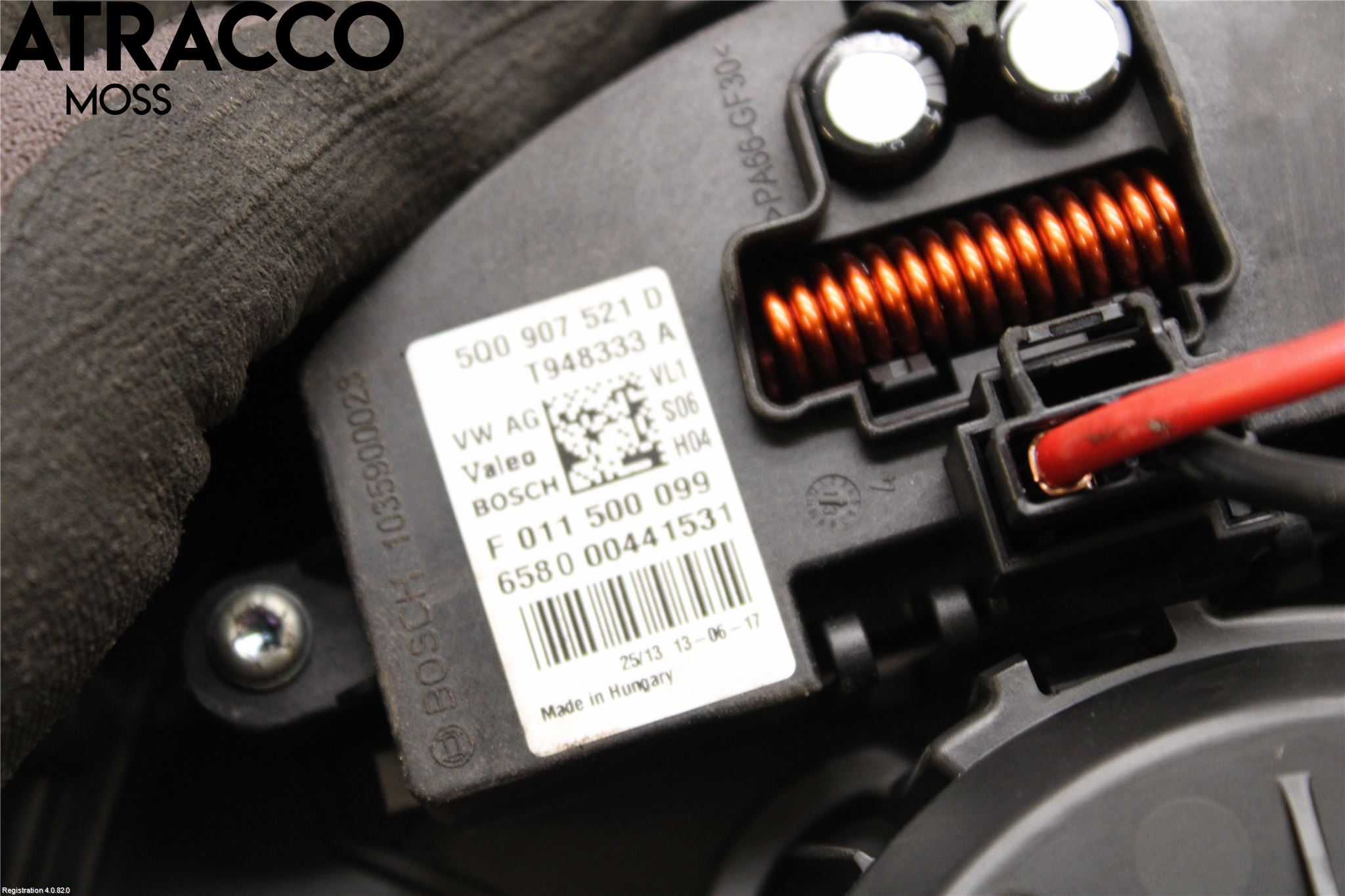 Volkswagen VW GOLF / E-GOLF VII 13-20 Varme Ac Varmeapparatvifte