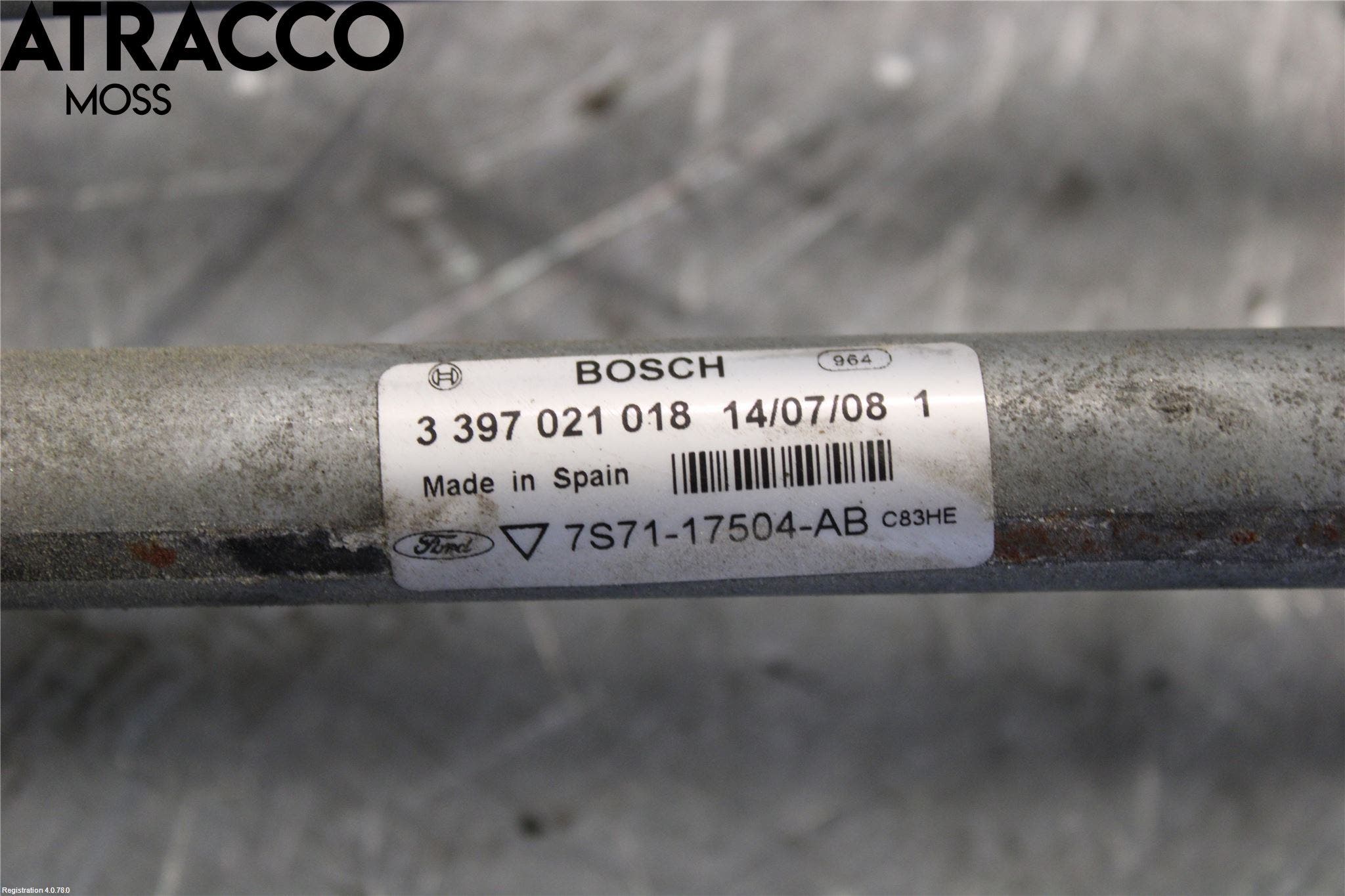 Ford MONDEO 07-15 Viskermotor Frontrute