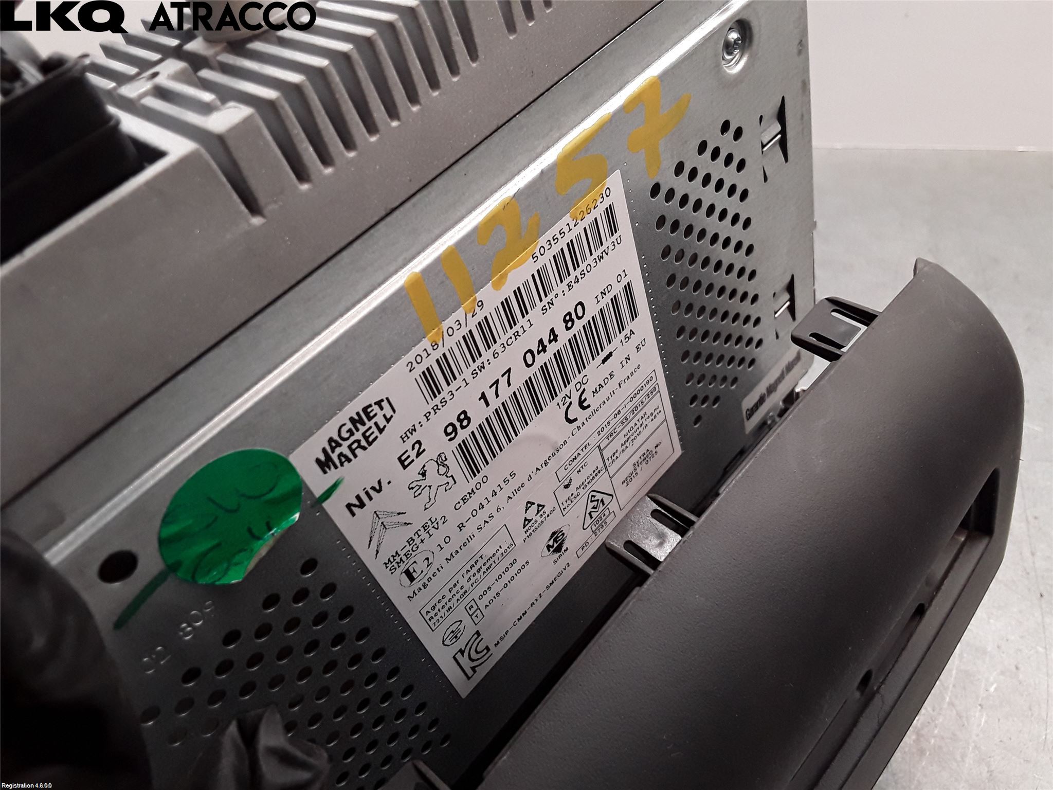 Peugeot PARTNER 16-18 Stereo Radio