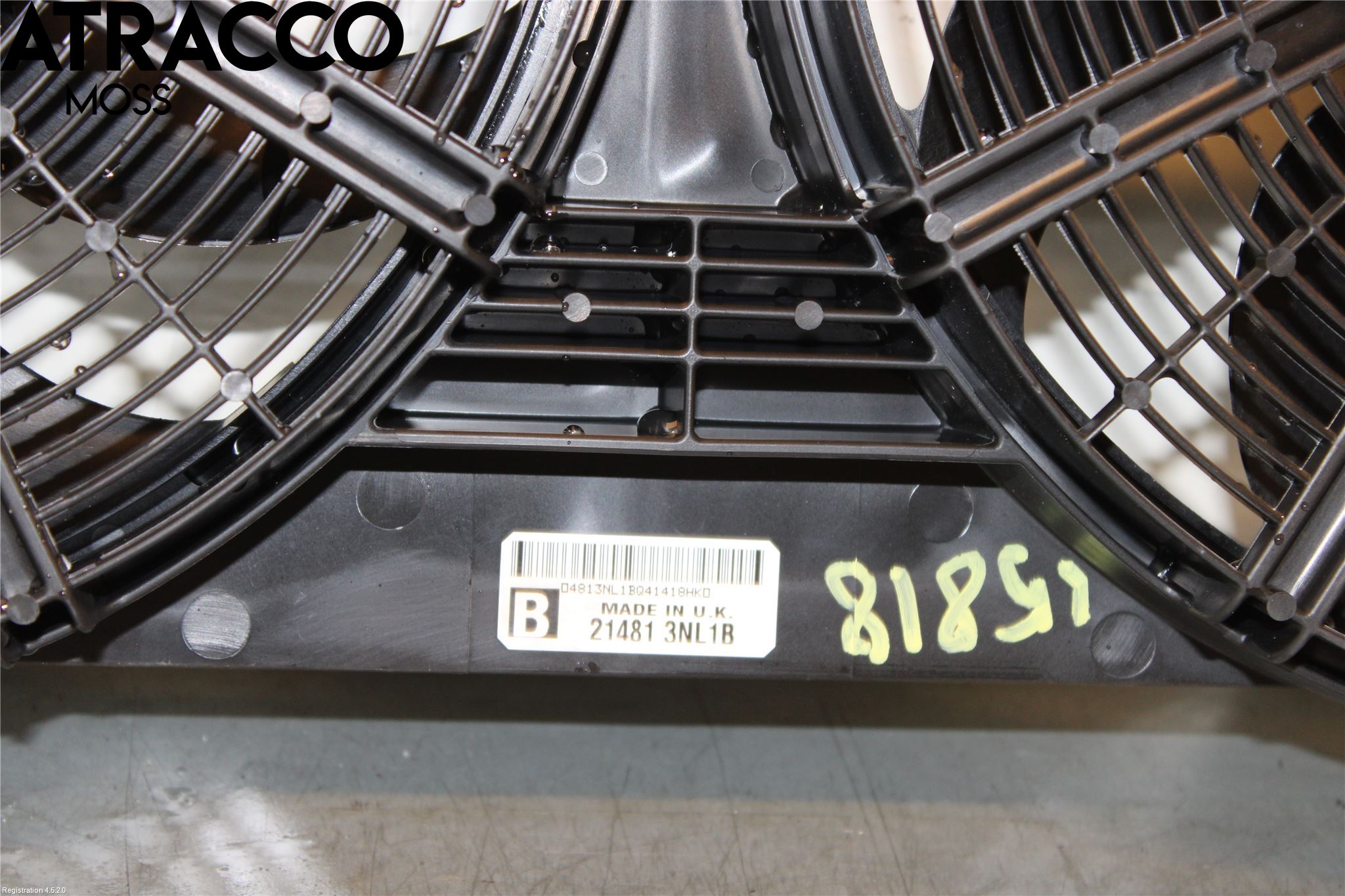 Nissan LEAF 18- Kjølevifte Elektrisk