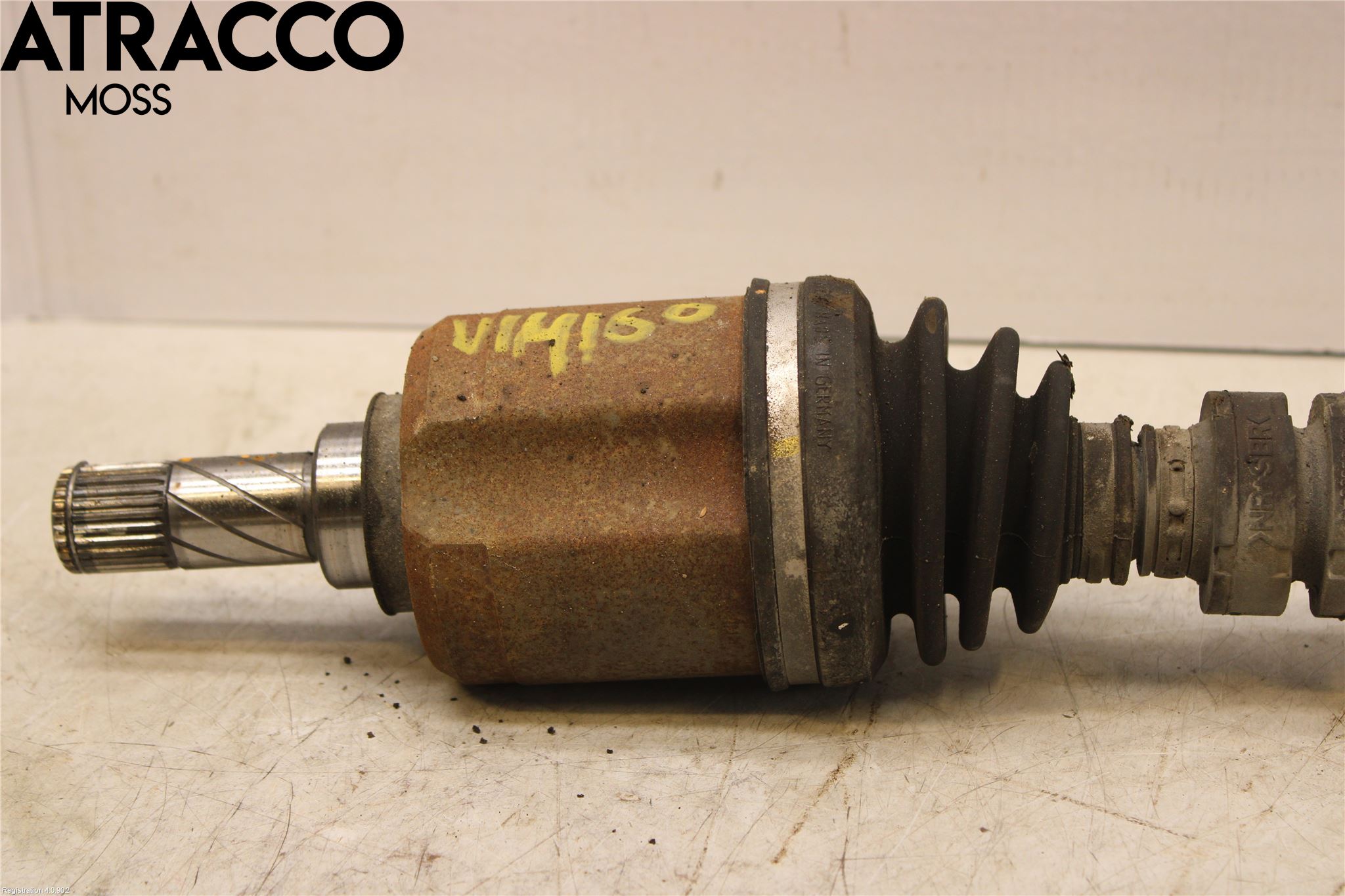 Nissan QASHQAI 10-14 Drivaksel Foran Kompl Venstre