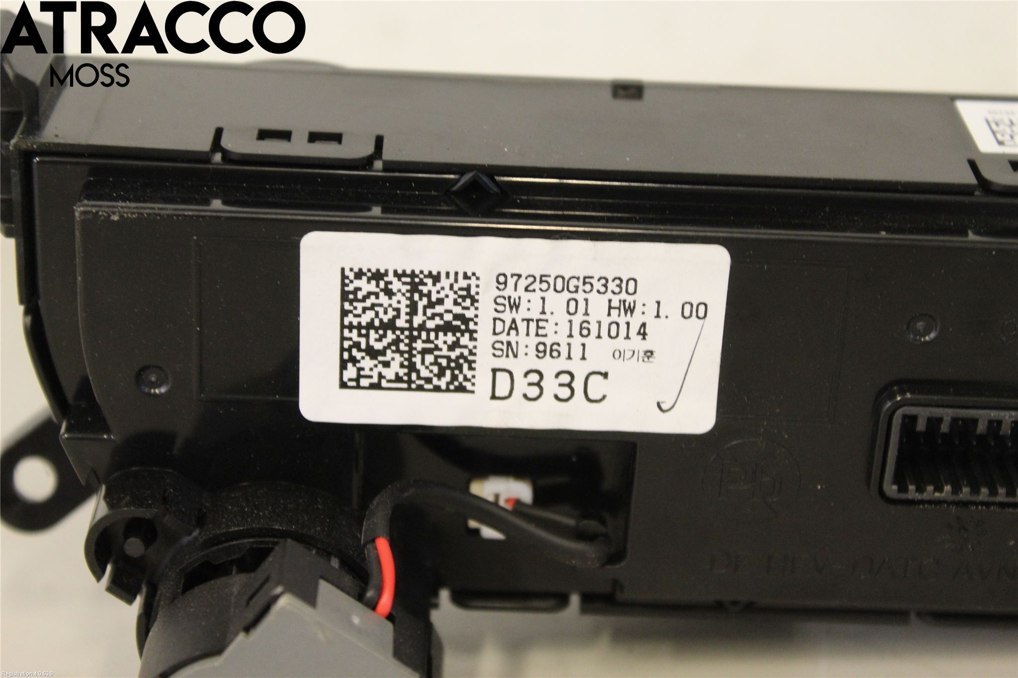 Kia NIRO (DE) 17-22 Varme Ac Betjening-Display