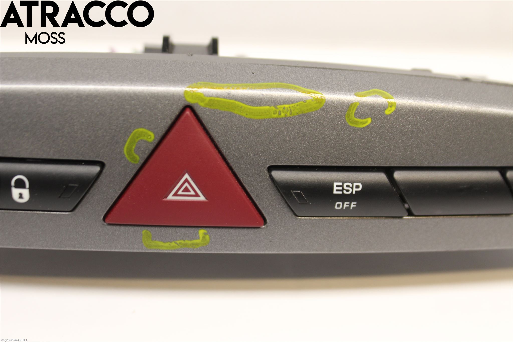 Peugeot 308 08-13 Bryter Varsel (Nødblink)