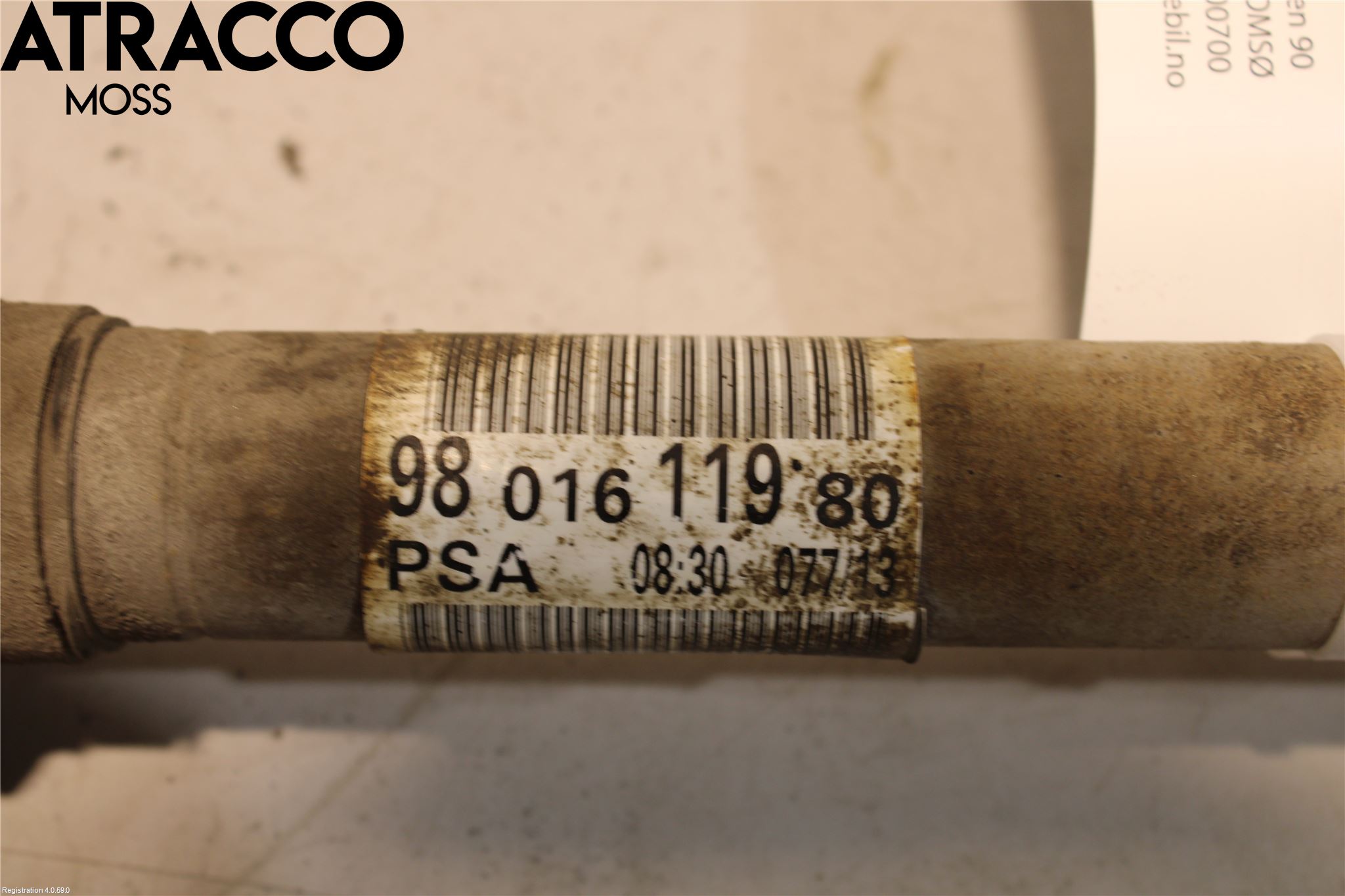 Peugeot 508 11-18 Drivaksel Foran Kompl Venstre