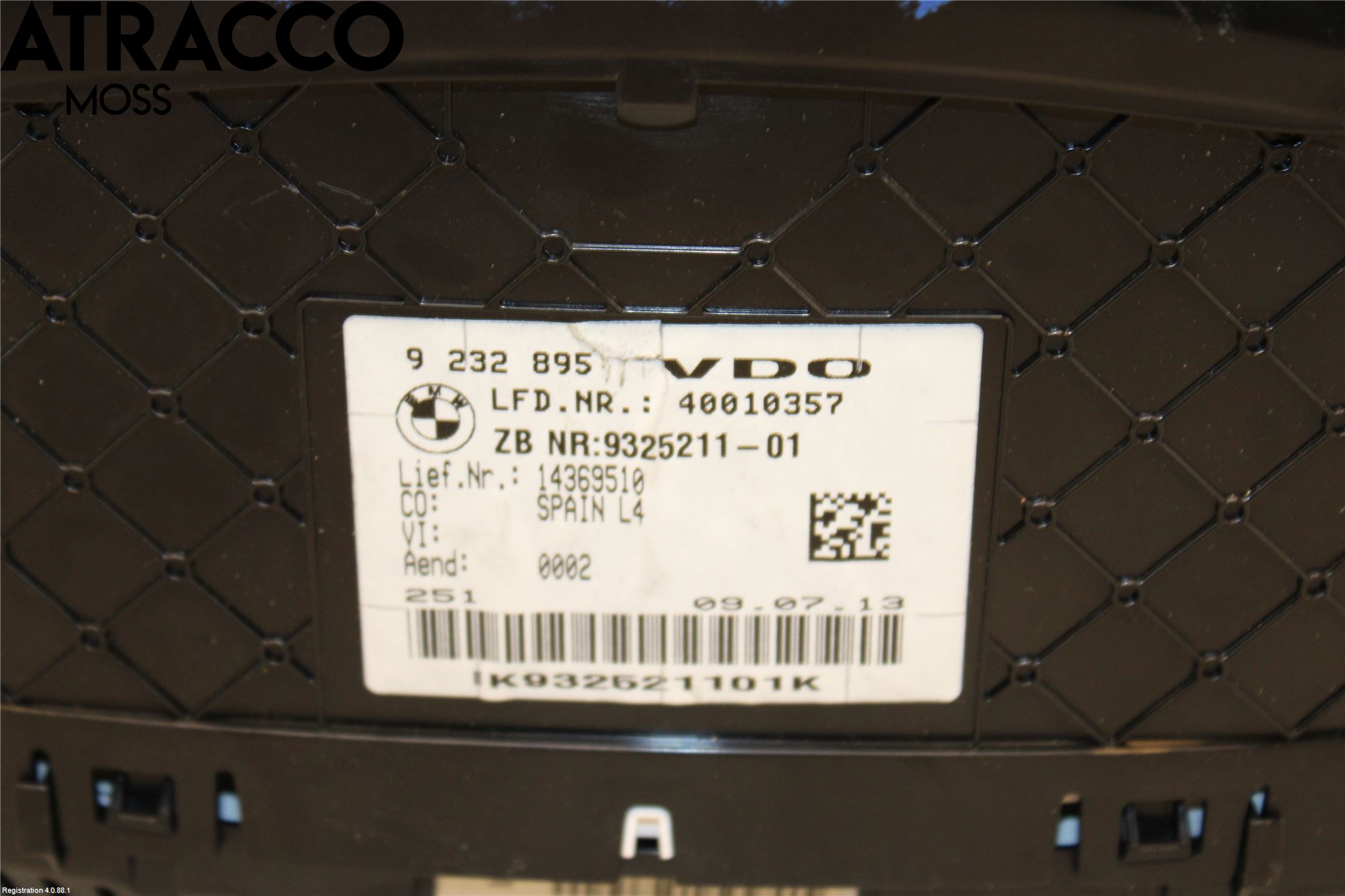 BMW 3 GT F34 13-19 Instr Kombinert