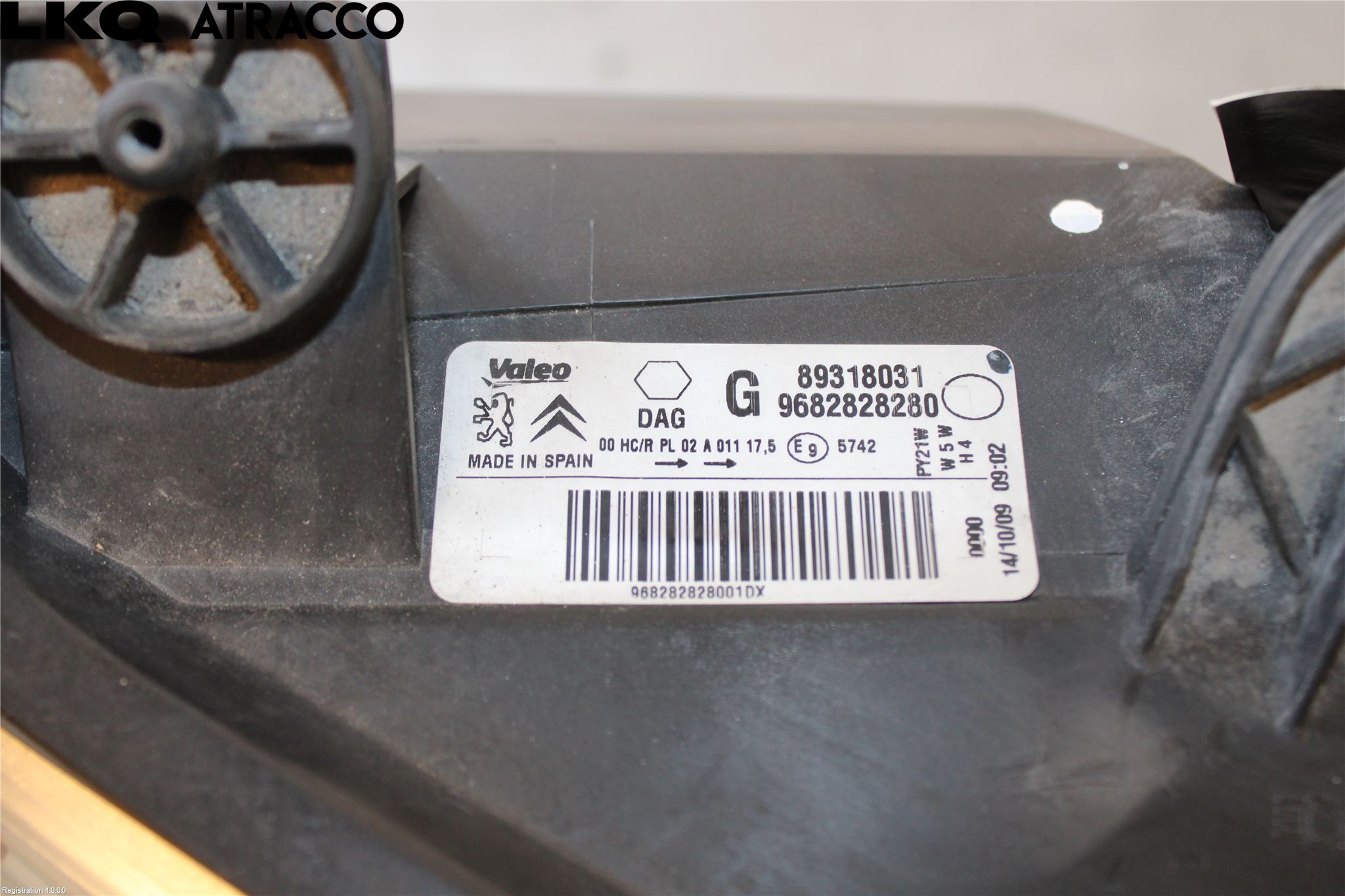 Citroen BERLINGO 08-18 Frontlykt Venstre