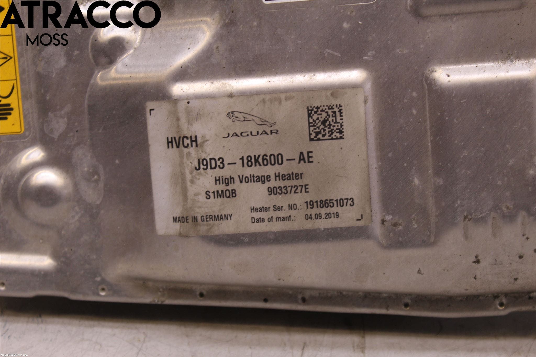 Jaguar I-PACE 18- Värme Cellpaket/Elektriskt